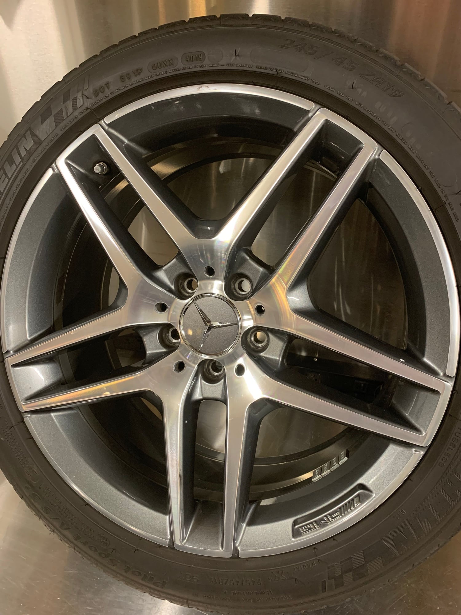 Wheels and Tires/Axles - 2015 S550 AMG Sport Rims and Tires 19" Staggered Setup with newer tires - Used - All Years Mercedes-Benz All Models - Newcastle, WA 98059, United States