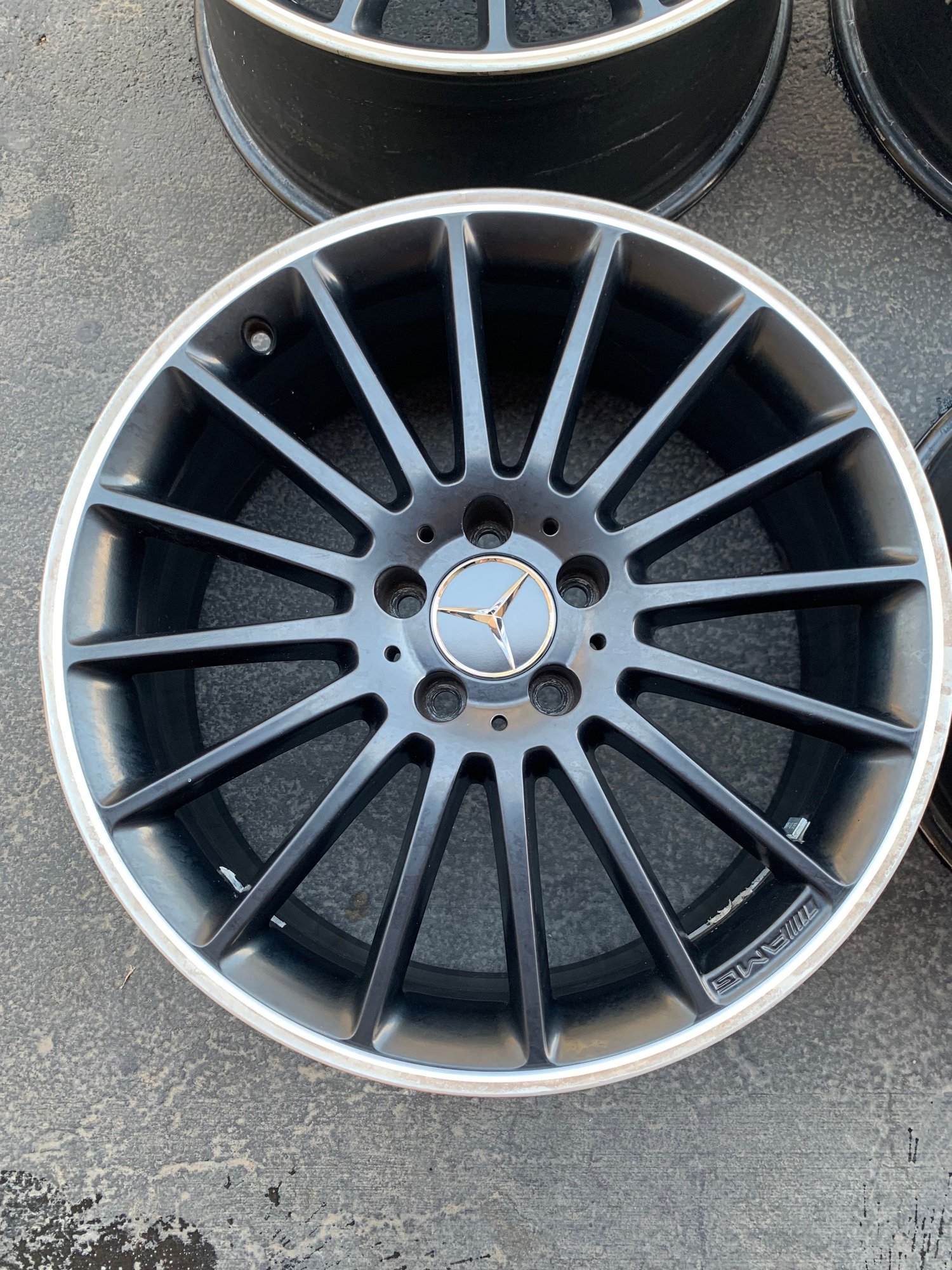 Wheels and Tires/Axles - 19" AMG Wheels - Matte Black - Used - 2008 to 2014 Mercedes-Benz C63 AMG - Tempe, AZ 85281, United States