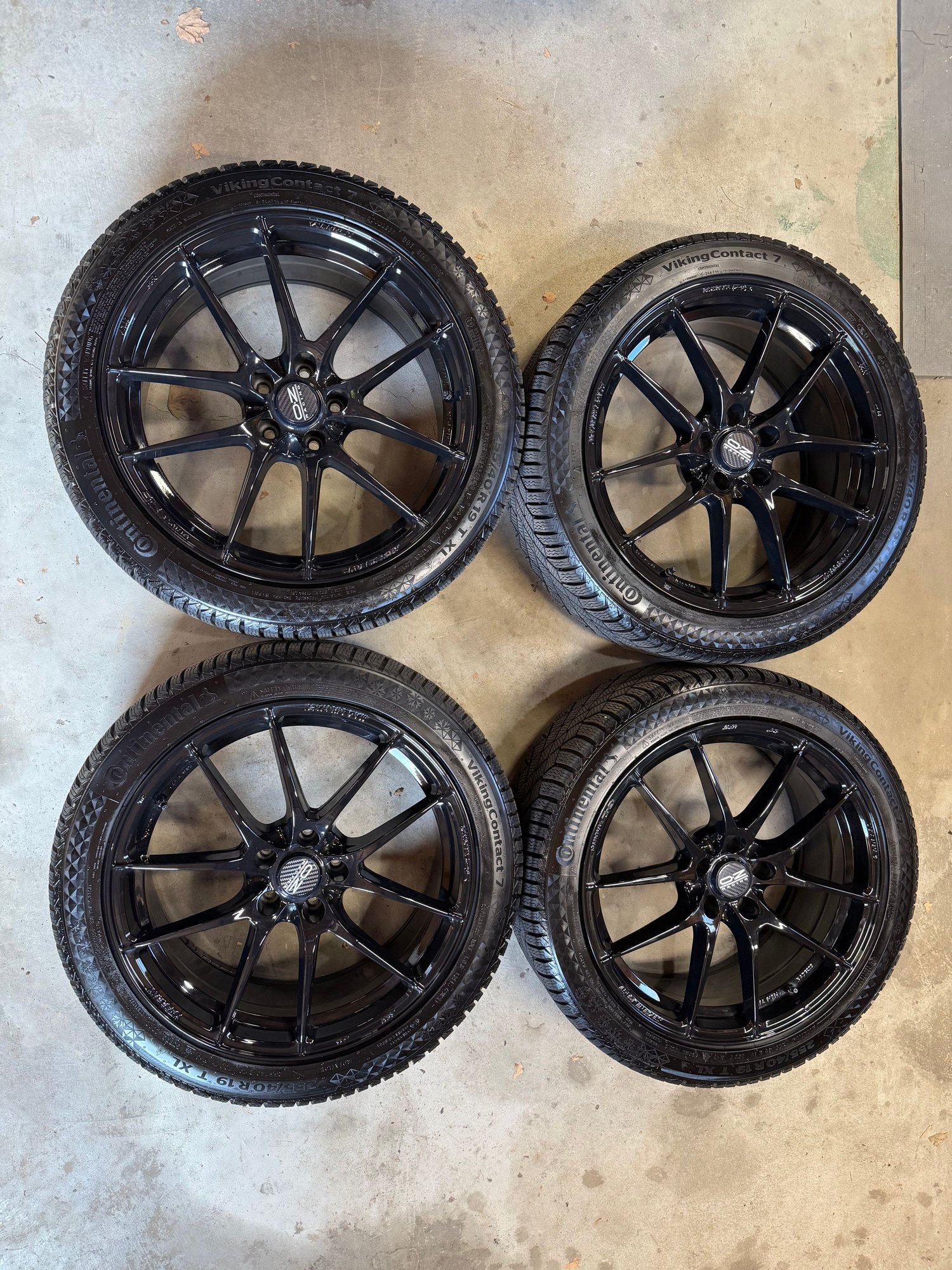 Wheels and Tires/Axles - O. Z. Leggera HLT Wheels 19x8.5 E 63 S Winter Tires 255/40/R19 Ceramic Coated - Used - All Years  All Models - South Metro, MN 55306, United States