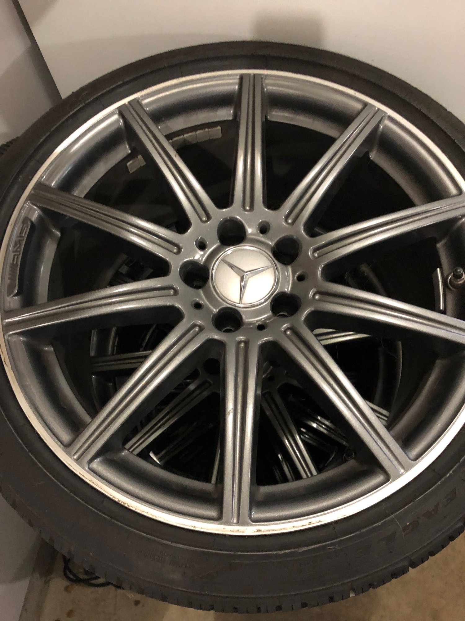 Wheels and Tires/Axles - '14 CLS63 AMG Wheels (OEM, Restored) - 10 Spoke, Grey w/ Goodyear Eagle F1 Tires - Used - 2012 to 2018 Mercedes-Benz CLS63 AMG S - 2012 to 2018 Mercedes-Benz CLS550 - Baltimore, MD 21228, United States