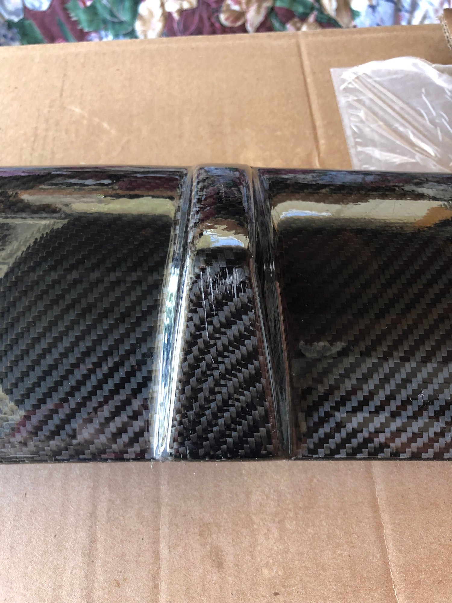 Exterior Body Parts - Eurotek CF 4-Fin Diffuser - Used - 2003 to 2006 Mercedes-Benz E55 AMG - Van Nuys, CA 91411, United States