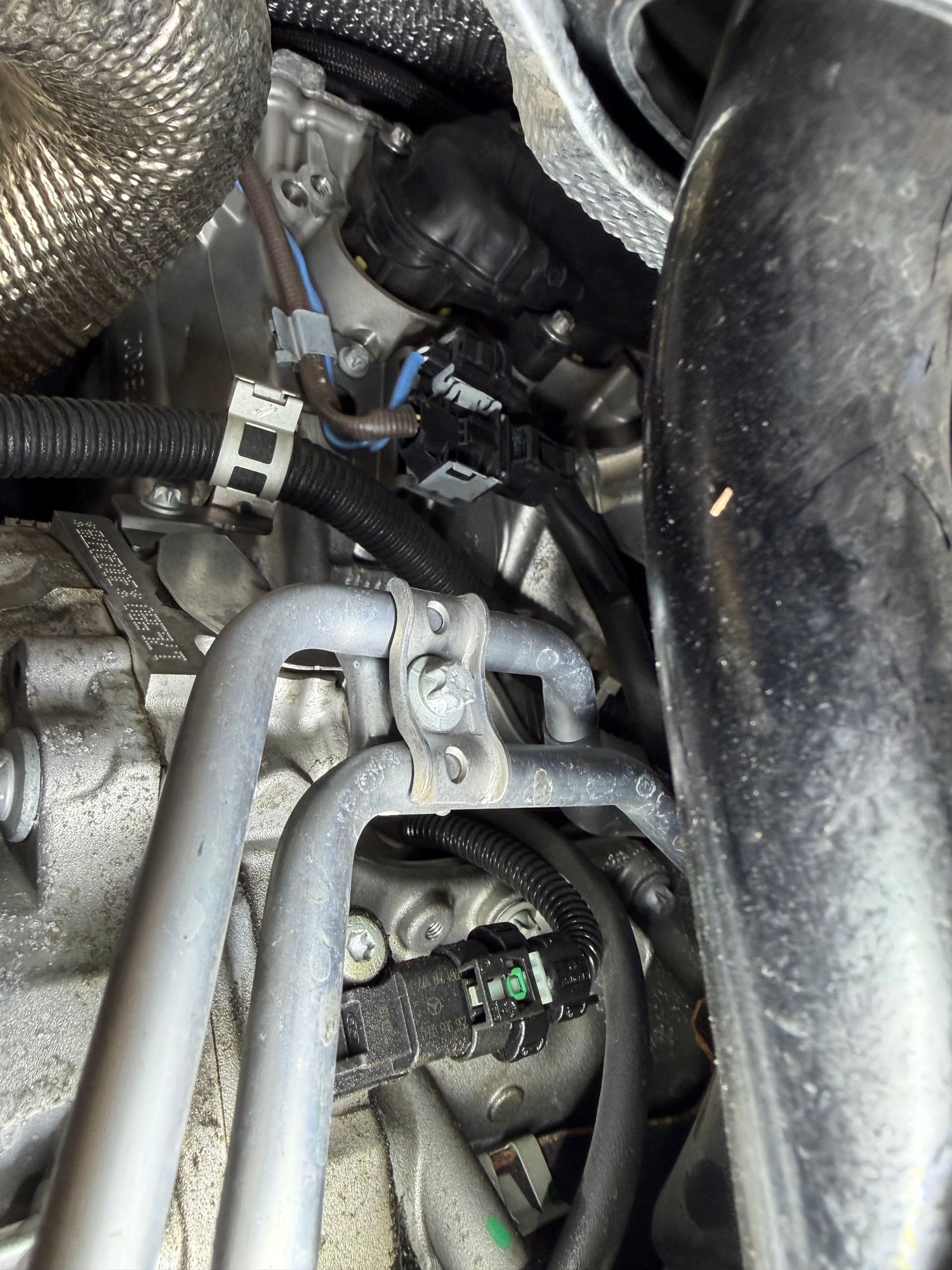 Looking up above the sensor