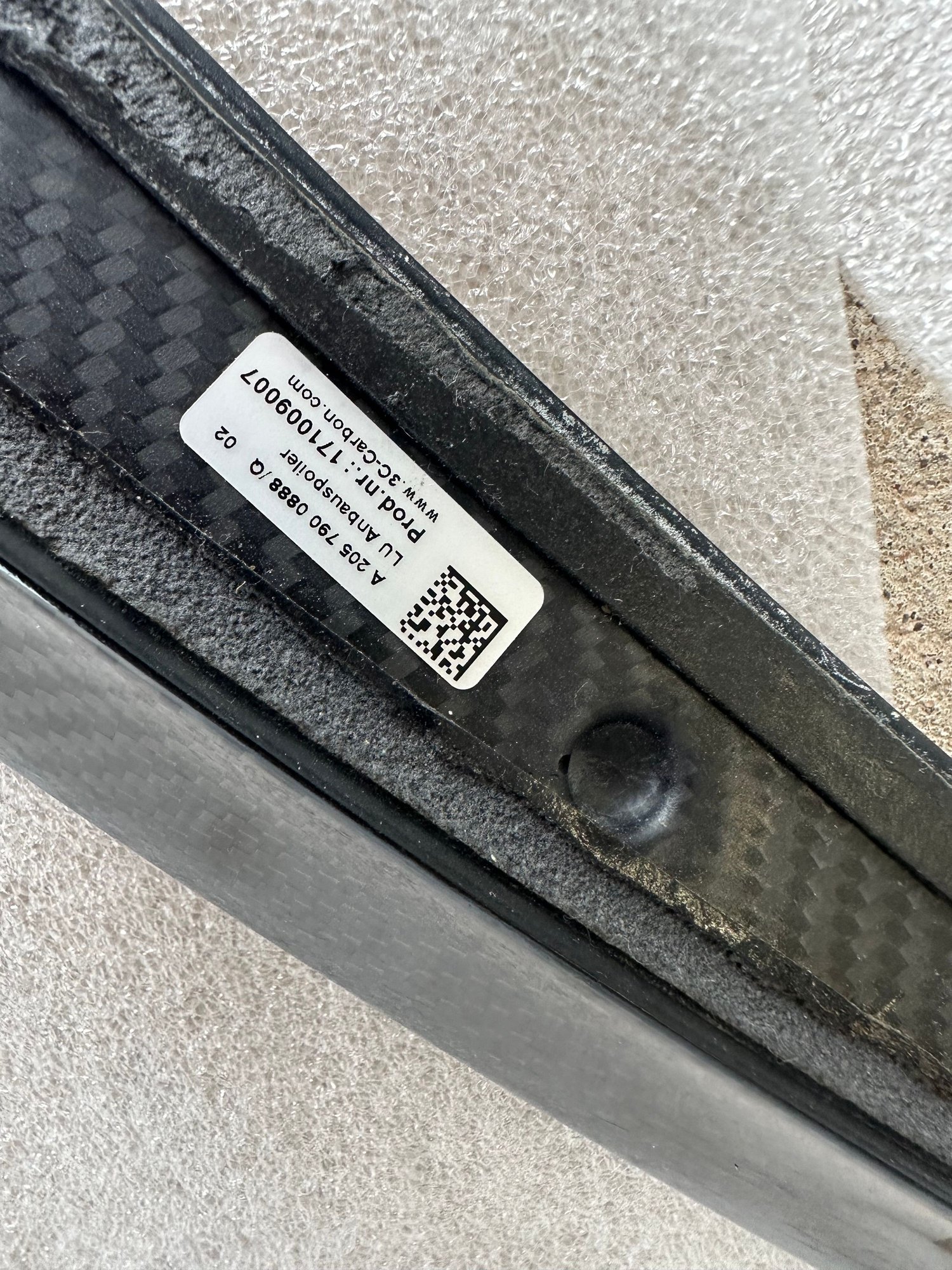 Exterior Body Parts - 17-23 MERCEDES C63S AMG COUPE C205 REAR SPOILER CARBON FIBER A2057900888 - Used - 2017 to 2023 Mercedes-Benz C-Class - Dallas, TX 75088, United States