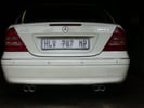 Mercedes C-Klasse mit 4-pipe-tips