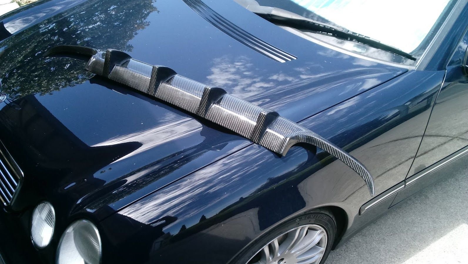 Exterior Body Parts - Euroteck 4 Fin Rear Carbon Fiber Diffuser for '07-'09 W211 E63 AMG - No shipping - New - 2007 to 2009 Mercedes-Benz E63 AMG - Martinez, CA 94553, United States