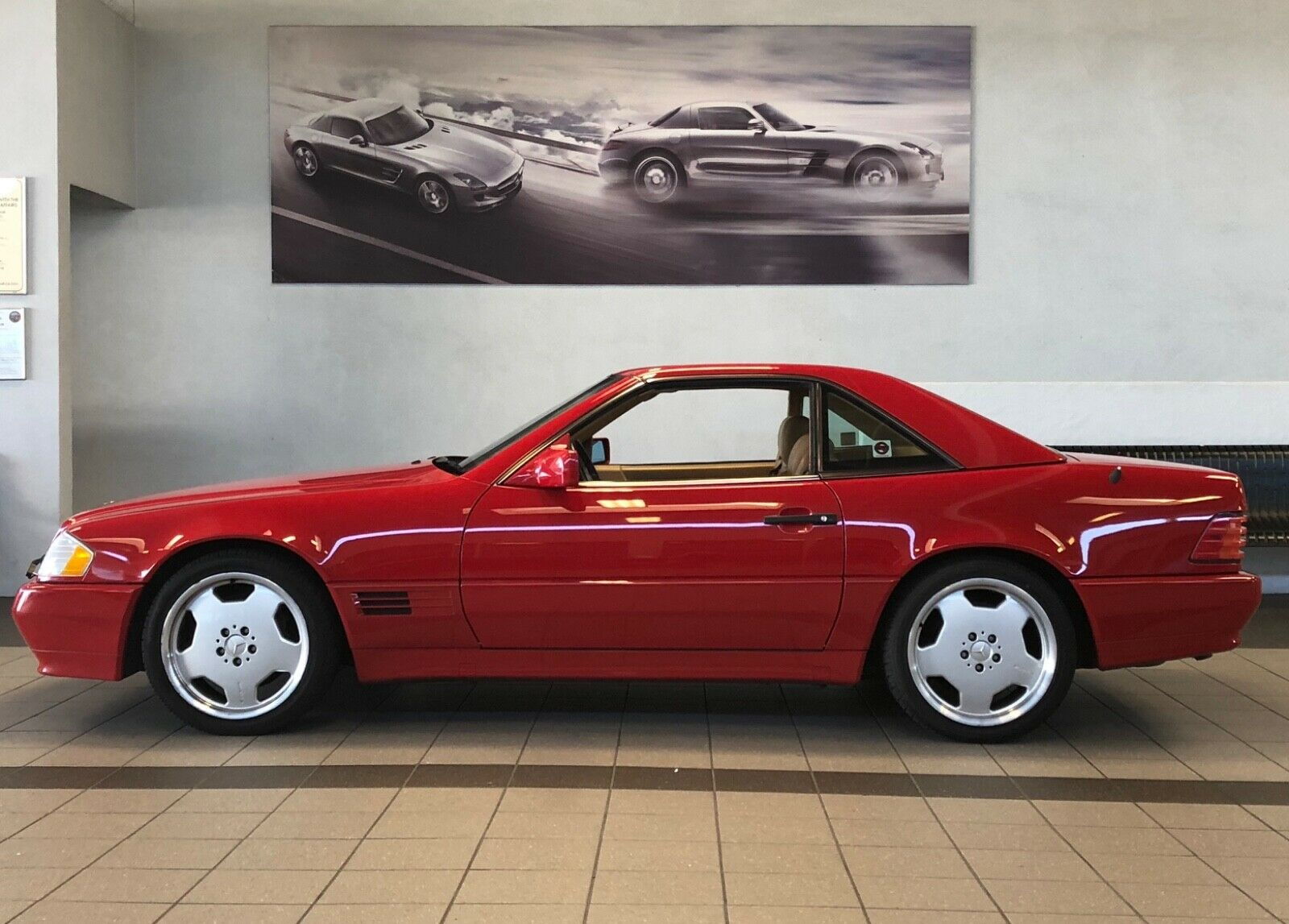 1991 Mercedes-Benz 500SL - 1991 500SL Roadster with 68k miles Amg monoblocks - Used - VIN WDBFA66E7MF02383 - 68,400 Miles - 8 cyl - 2WD - Automatic - Convertible - Red - Garden Grove, CA 92840, United States