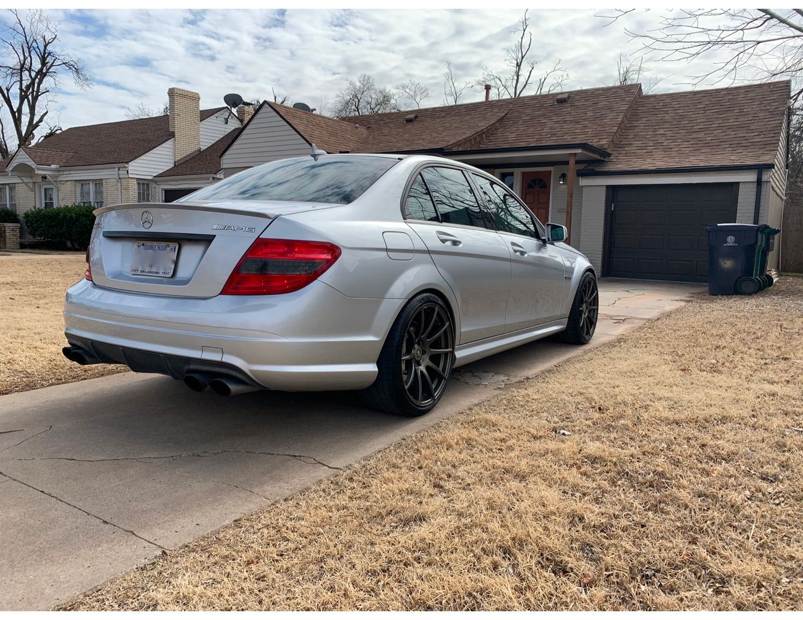 2011 Mercedes-Benz C63 AMG - 2011 c63 AMG - Used - VIN WDDGF7HB0BF651985 - 8 cyl - 2WD - Automatic - Sedan - Silver - Oklahoma City, OK 73104, United States