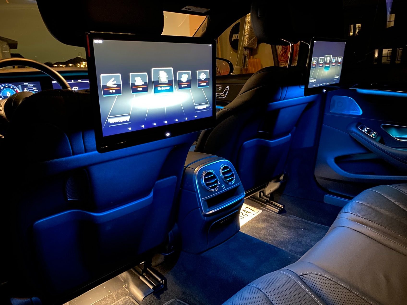 Audio Video/Electronics - Rear Screen Entertainment - Dual Android Touch Screens 12.5" with Mercedes UI - Used - 2010 to 2020 Mercedes-Benz All Models - Cypress, TX 77433, United States