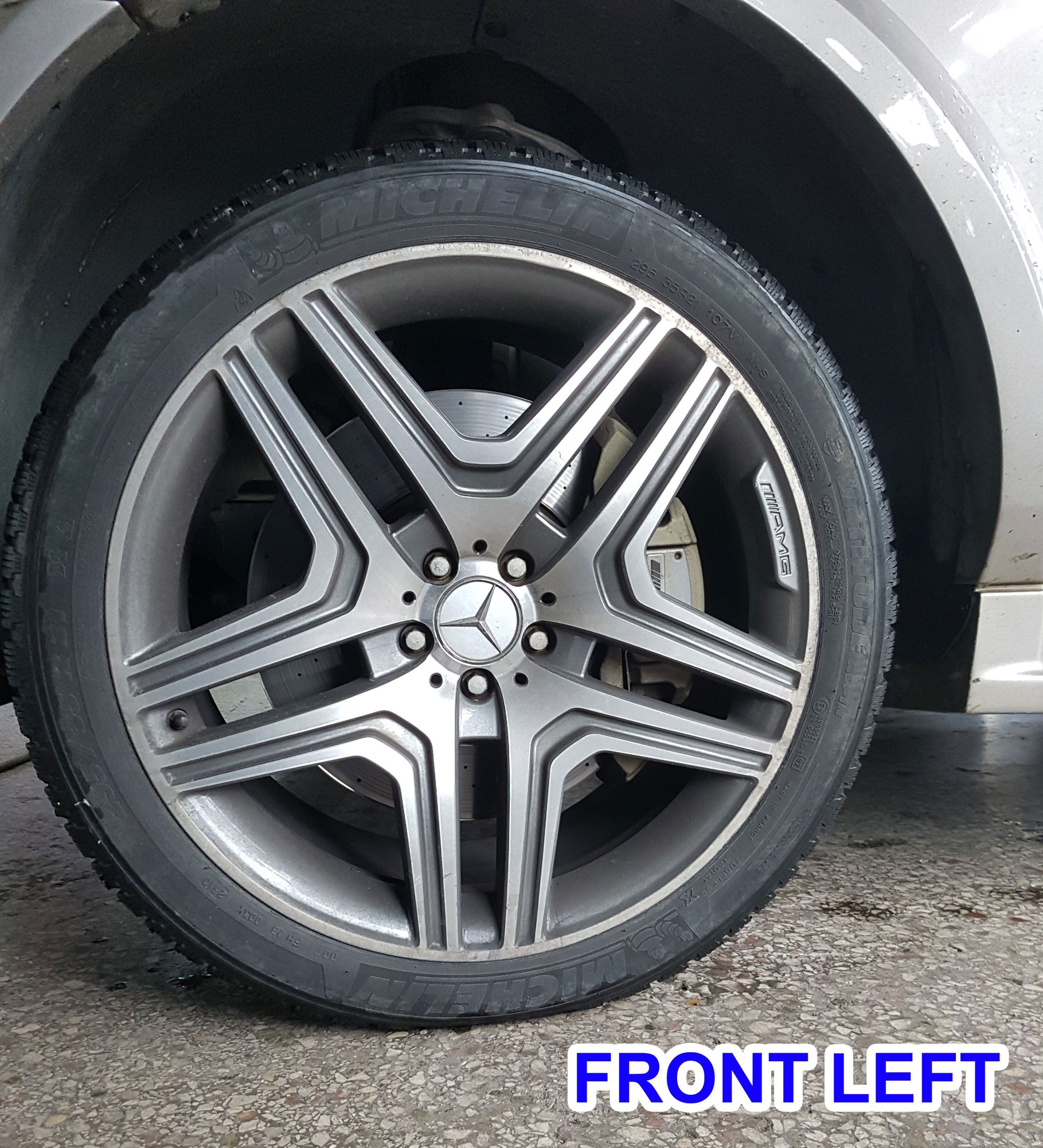 Wheels and Tires/Axles - Set of 4x Genuine AMG 21 Inch A1644015502 Need Repair - Used - 2006 to 2011 Mercedes-Benz ML63 AMG - Athens, Greece