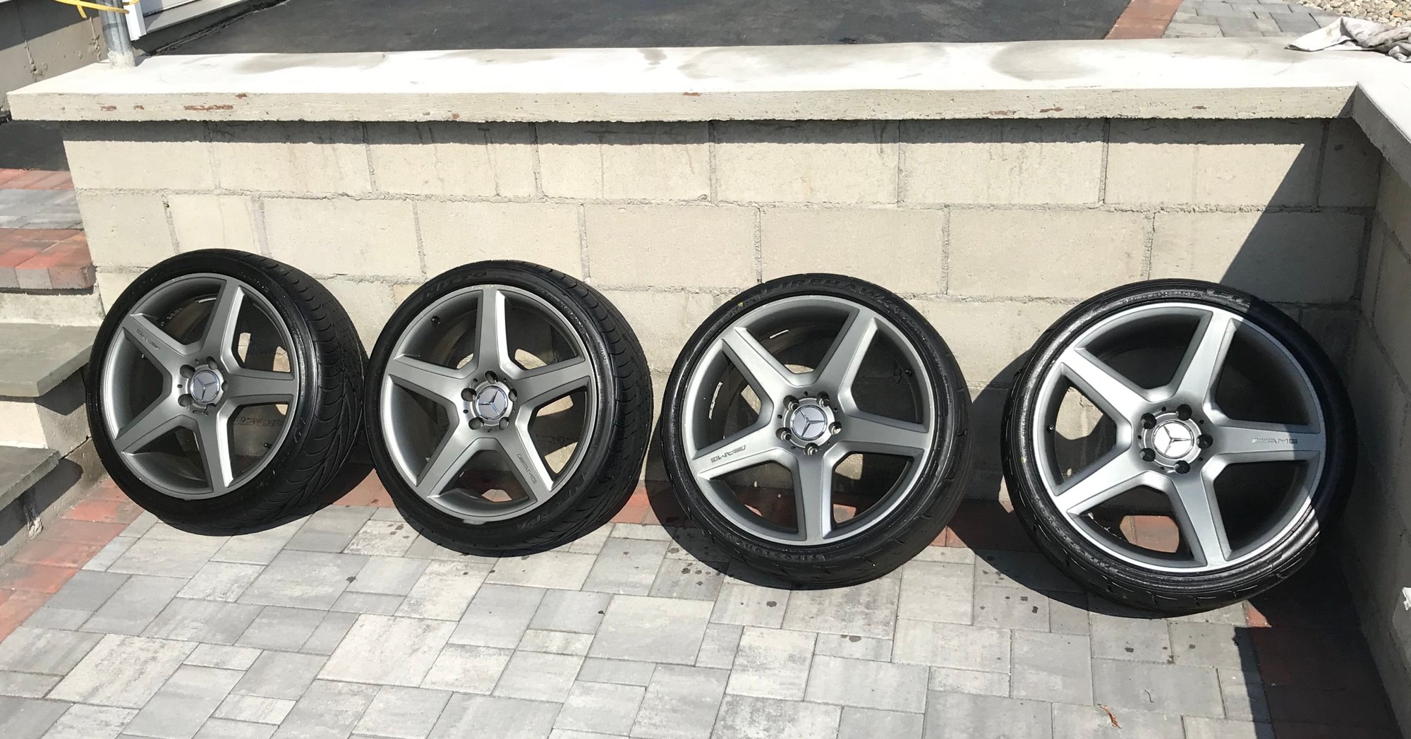 Wheels and Tires/Axles - AMG CLS staggered 19" with new tires - Used - 2003 to 2006 Mercedes-Benz E55 AMG - Branford, CT 06405, United States