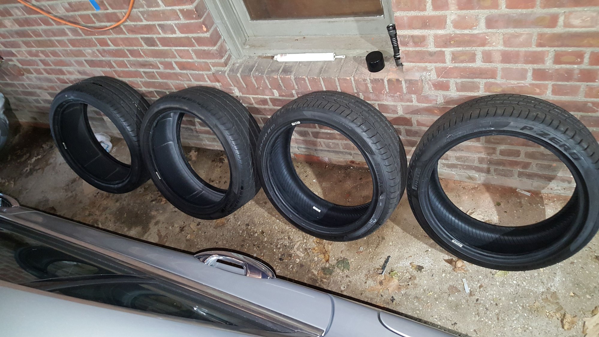 Wheels and Tires/Axles - Warm weather fun! 4 Pirelli P-ZERO high performance Summer tires 19" (off C450) $500 - Used - 2015 to 2019 Mercedes-Benz C450 AMG - Westchester/bronx, NY 10471, United States