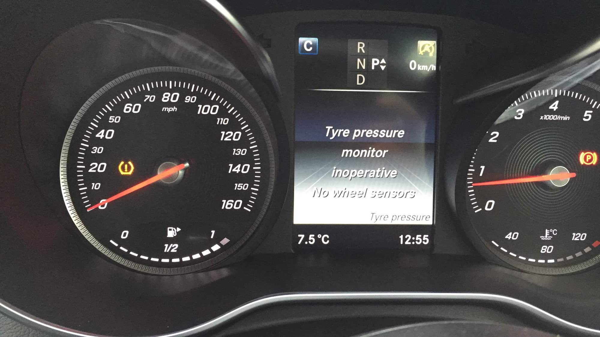 Tyre Pressure Monitor Inoperative - No Wheel Sensors - MBWorld.org Forums