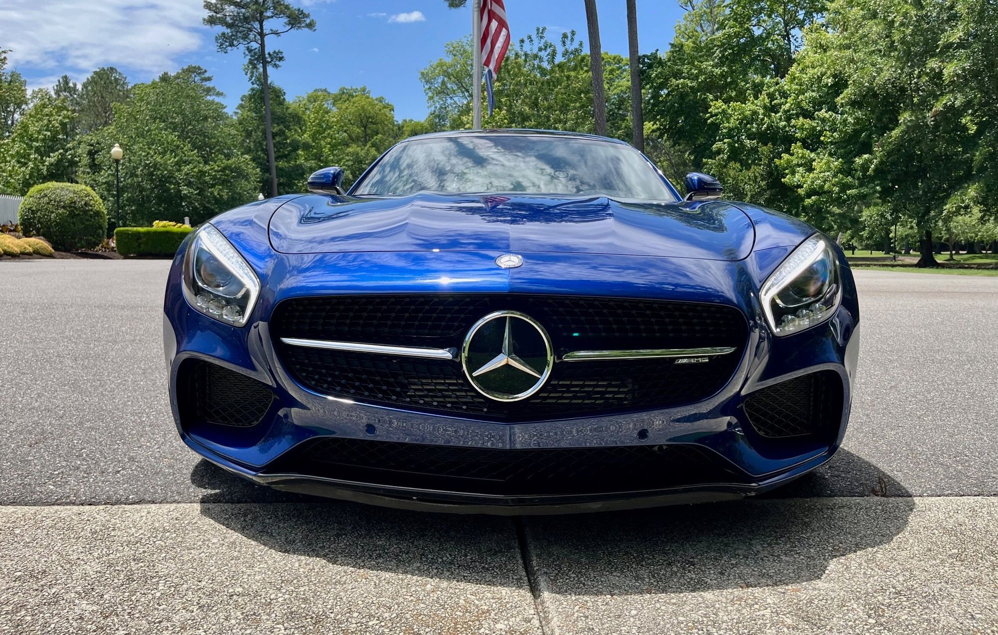 2016 Mercedes-Benz AMG GT S - 2016 AMG GTS Brilliant Blue, Carbon Ceramic Brake, Burmester, 8370 Miles - Used - Williamsburg, VA 23185, United States