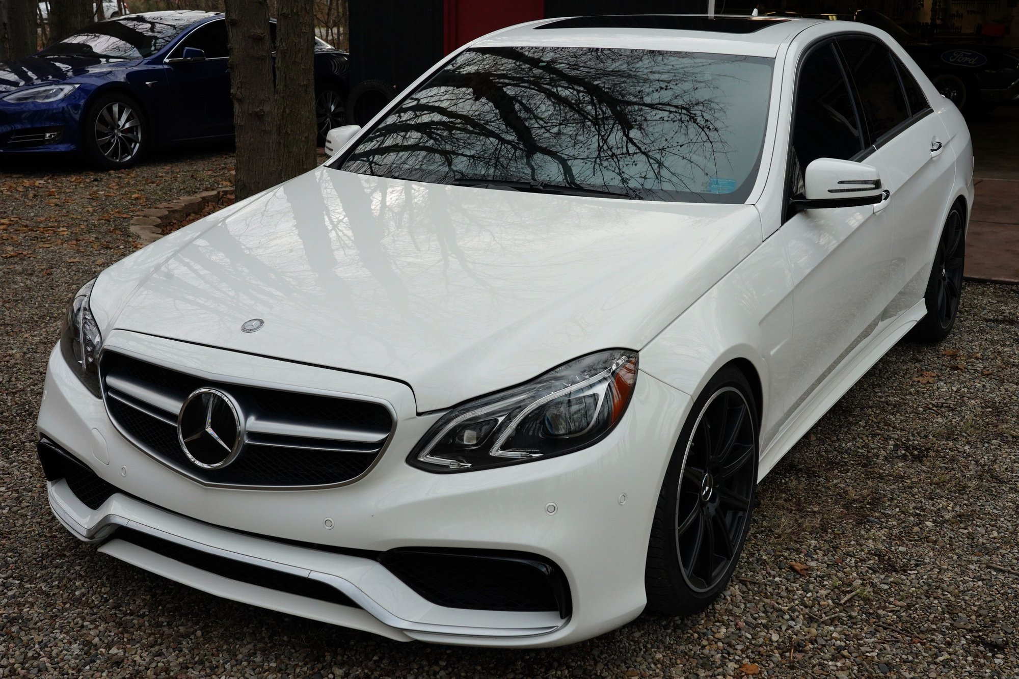 2014 Mercedes-Benz E63 AMG - 2014 AMG E63, Tuned by AMS at AMS, AMS heat exchanger, Renn Tech lowering & more - Used - VIN WDDHF9CB5EA839068 - 24,818 Miles - 8 cyl - AWD - Automatic - Sedan - White - Michigan City, IN 46360, United States