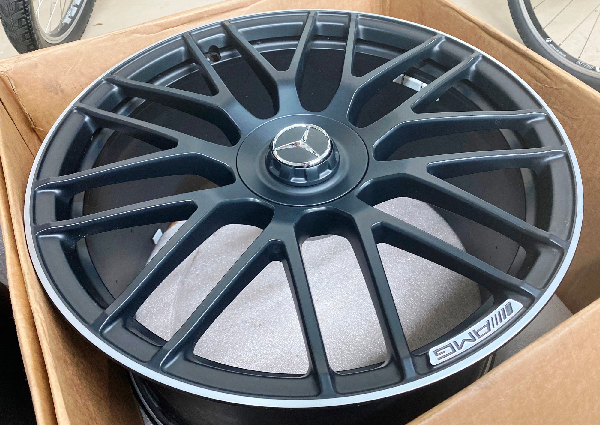 Wheels and Tires/Axles - Genuine OEM 19”/20”inch Staggered Mercedes-Benz AMG Forged Cross-Spoke Wheels, Black - Used - 2016 to 2021 Mercedes-Benz C63 AMG - 2016 to 2021 Mercedes-Benz C63 AMG S - Tampa, FL 33647, United States