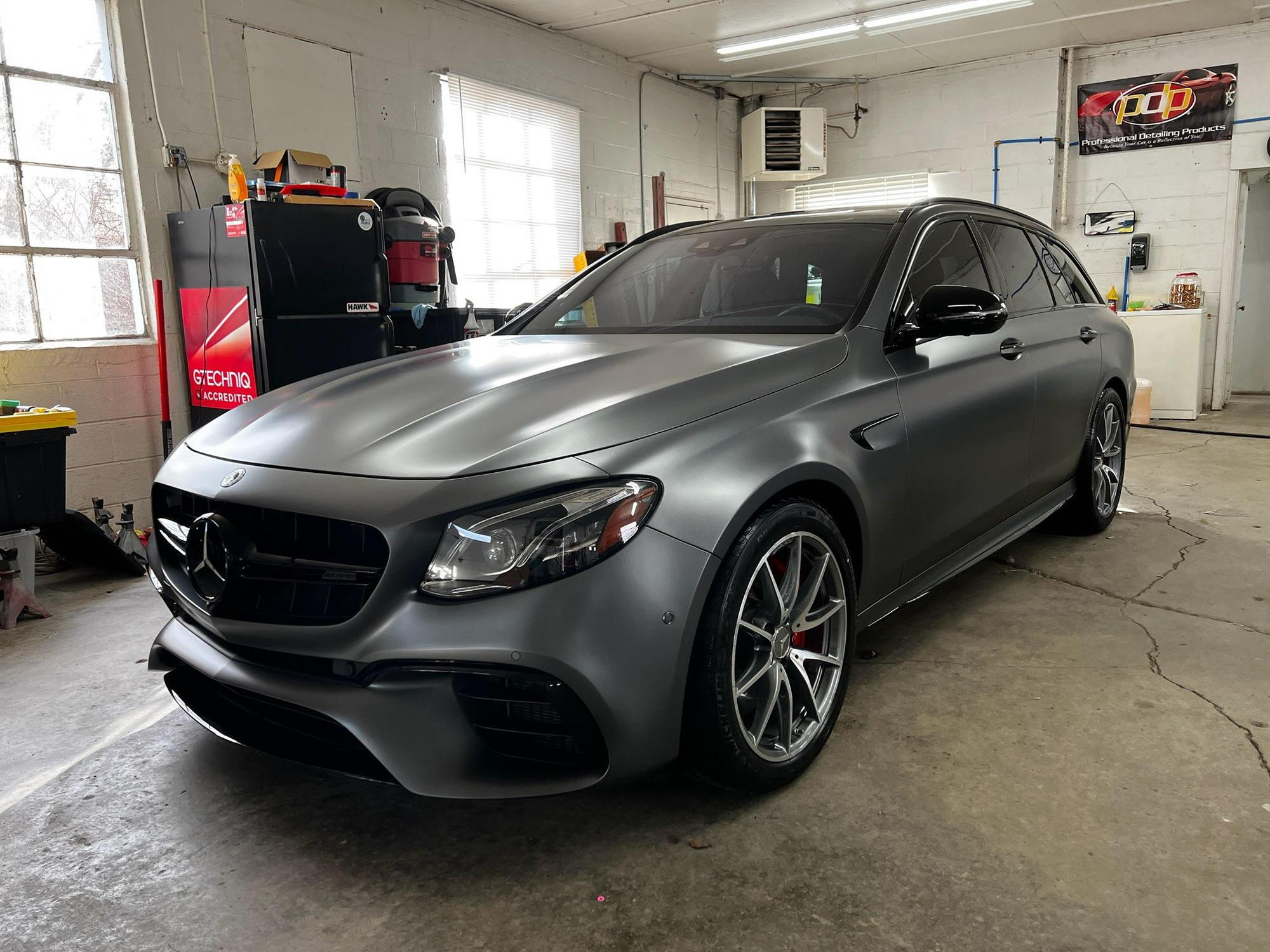 2019 Mercedes-Benz E63 AMG S - 2019 E63 AMG S Wagon - Selenite Grey Magno - LOW MILES - Used - VIN WDDZH8KB1KA680250 - 14,800 Miles - 8 cyl - AWD - Automatic - Wagon - Gray - Cleveland, OH 44106, United States