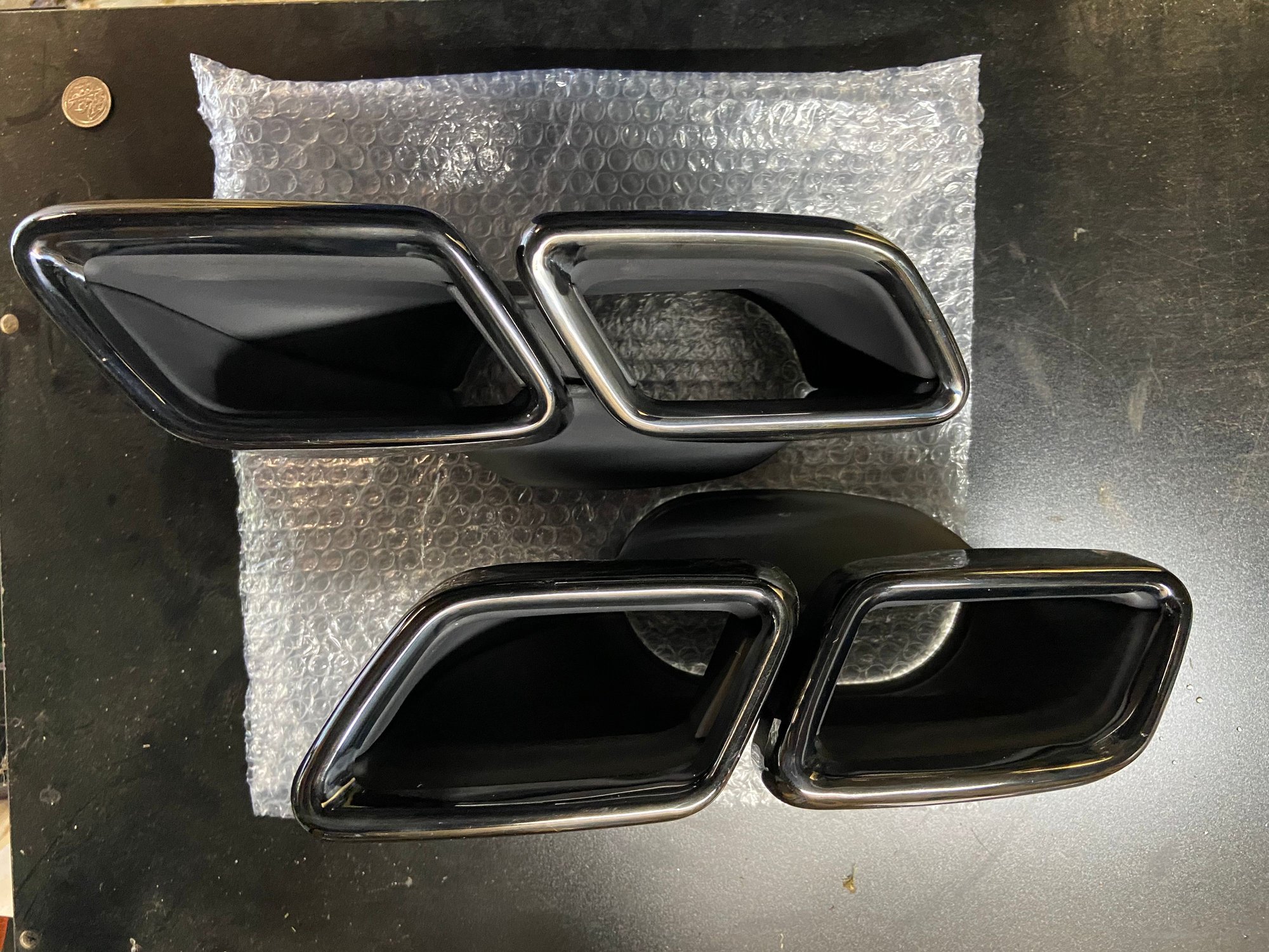 Engine - Exhaust - CKS W205 C63 AMG S Sedan Exhaust Square Tips - New - 2015 to 2020 Mercedes-Benz C63 AMG S - Kirkland, WA 98034, United States