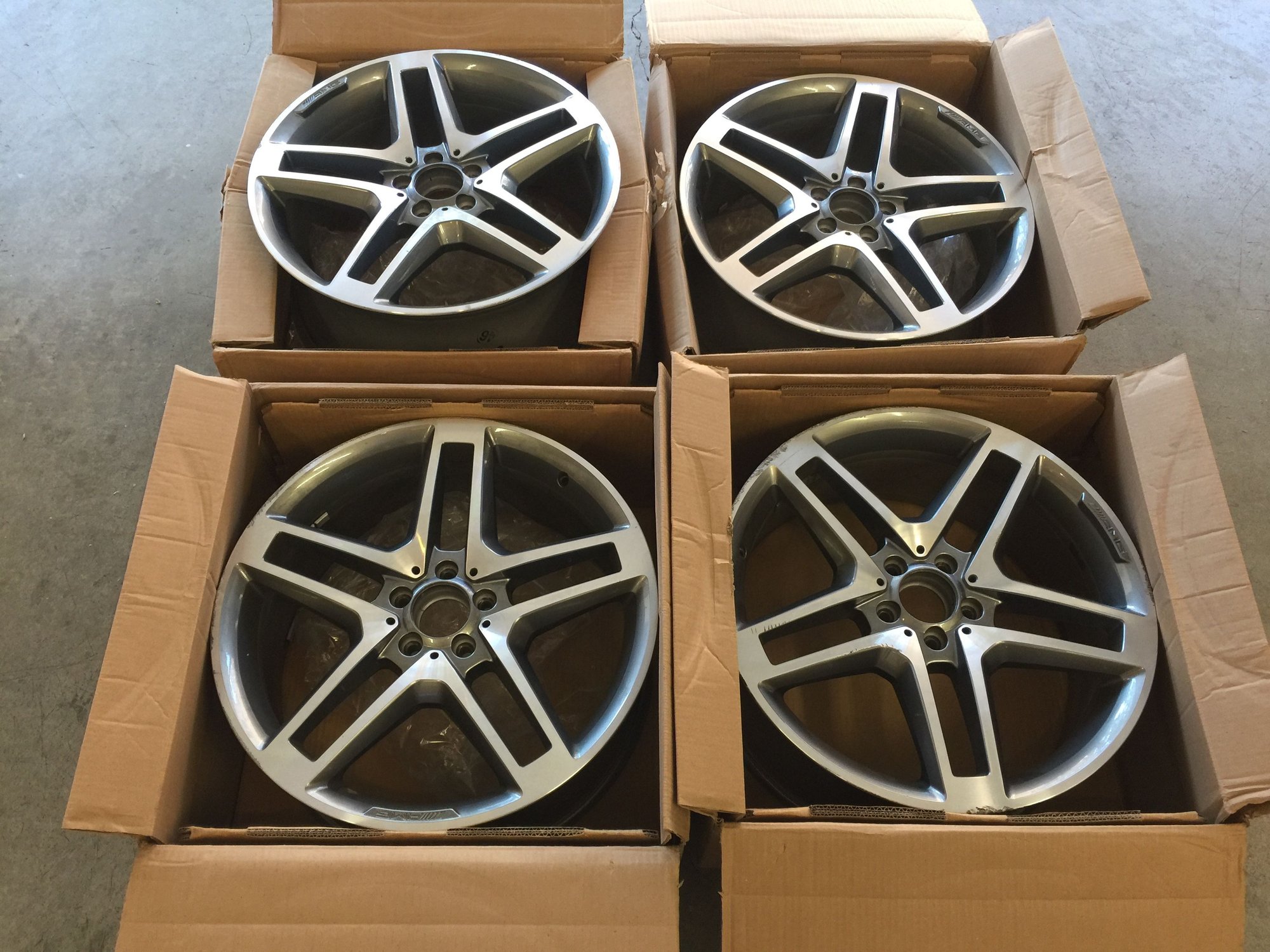 Wheels and Tires/Axles - AMG Rims - Authentic - Part No. 85155 / 2044016602 $1150 - Used - 2011 to 2015 Mercedes-Benz GLK350 - Walnut Creek, CA 94596, United States