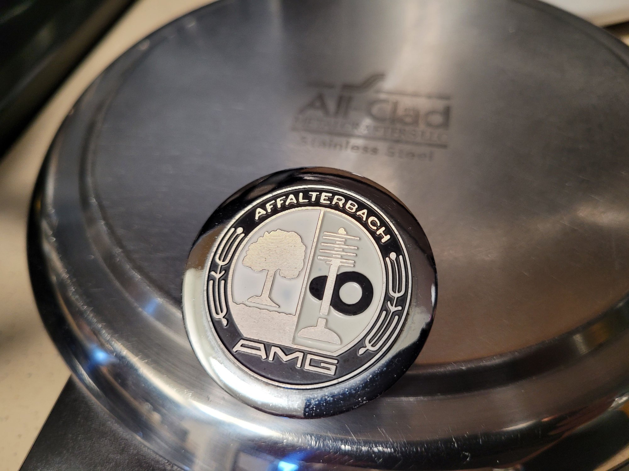 Exterior Body Parts - Mercedes AMG Affalterbach Laser Etched Hood Emblem - Used - 0  All Models - Santa Clara, CA 95035, United States