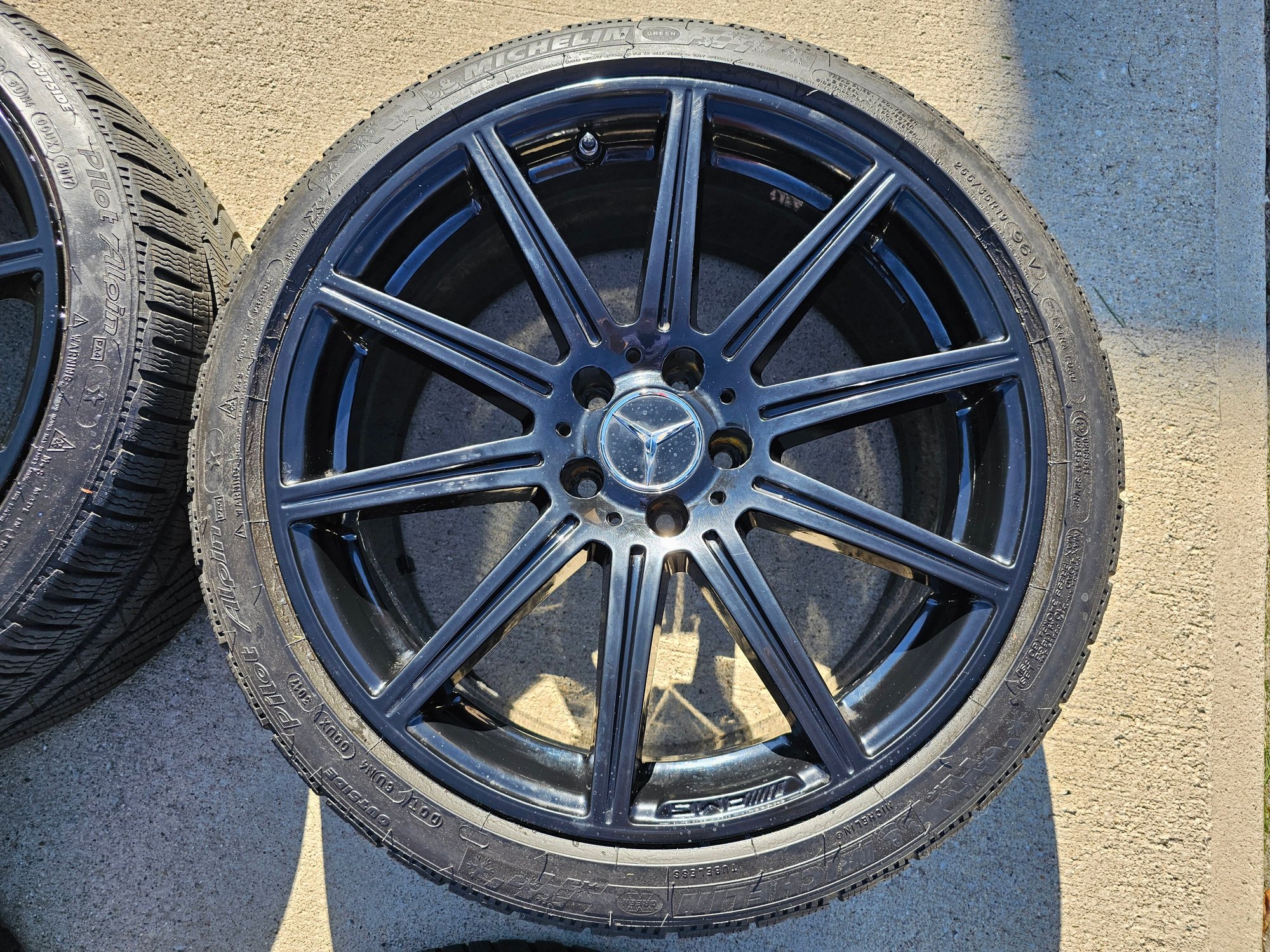 Wheels and Tires/Axles - Factory 2014 E63 Wheels and Winter Tires (Black) - Used - -1 to 2024  All Models - Indianapolis, IN 46074, United States