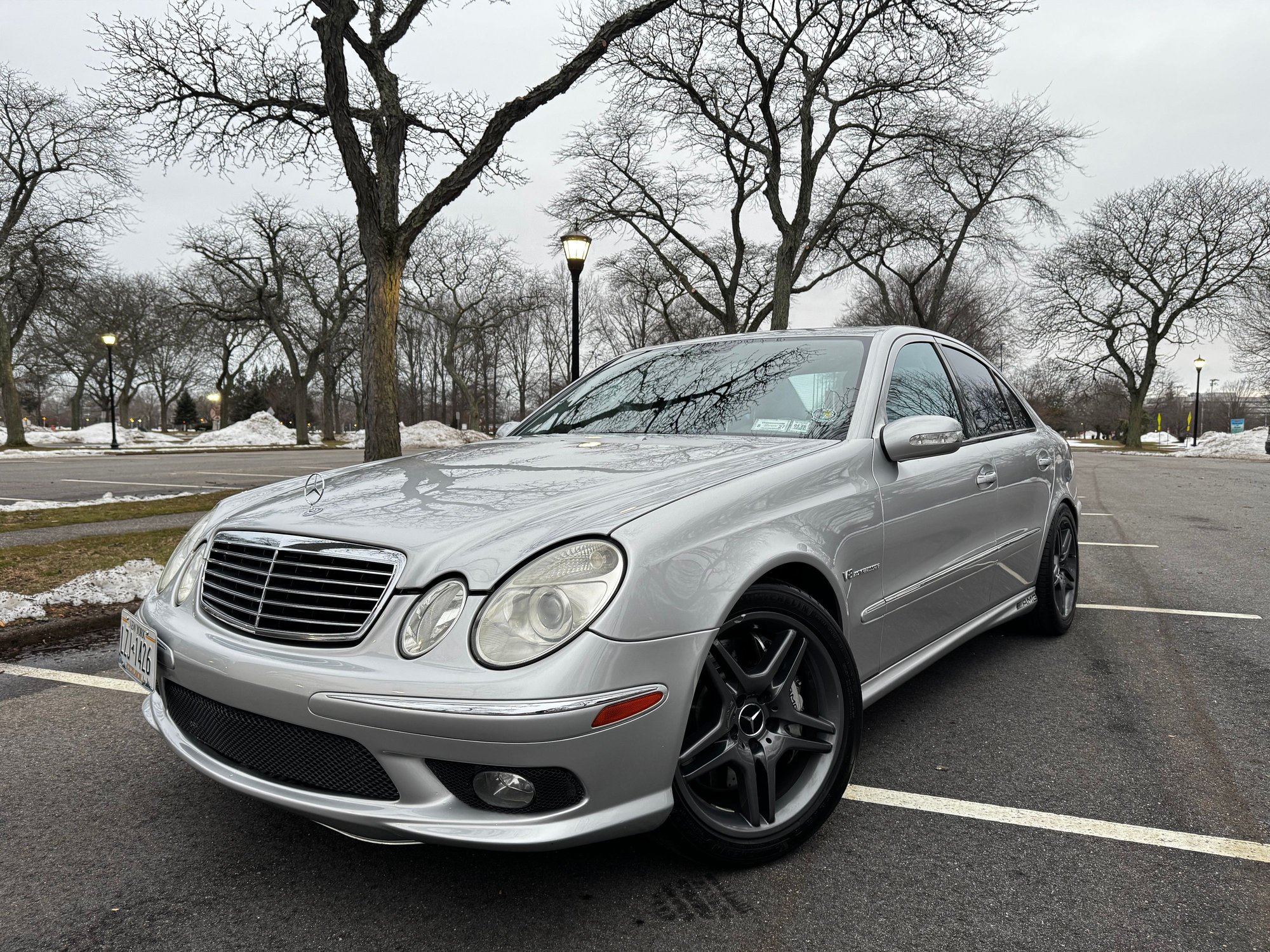 2005 Mercedes-Benz E55 AMG - BEAUTIFUL, WELL-MAINTAINED LOW MILEAGE MECHANIC OWNED - Used - VIN WDBUF76J05A715255 - 92,500 Miles - 8 cyl - 2WD - Automatic - Sedan - Silver - Westbury, NY 11590, United States