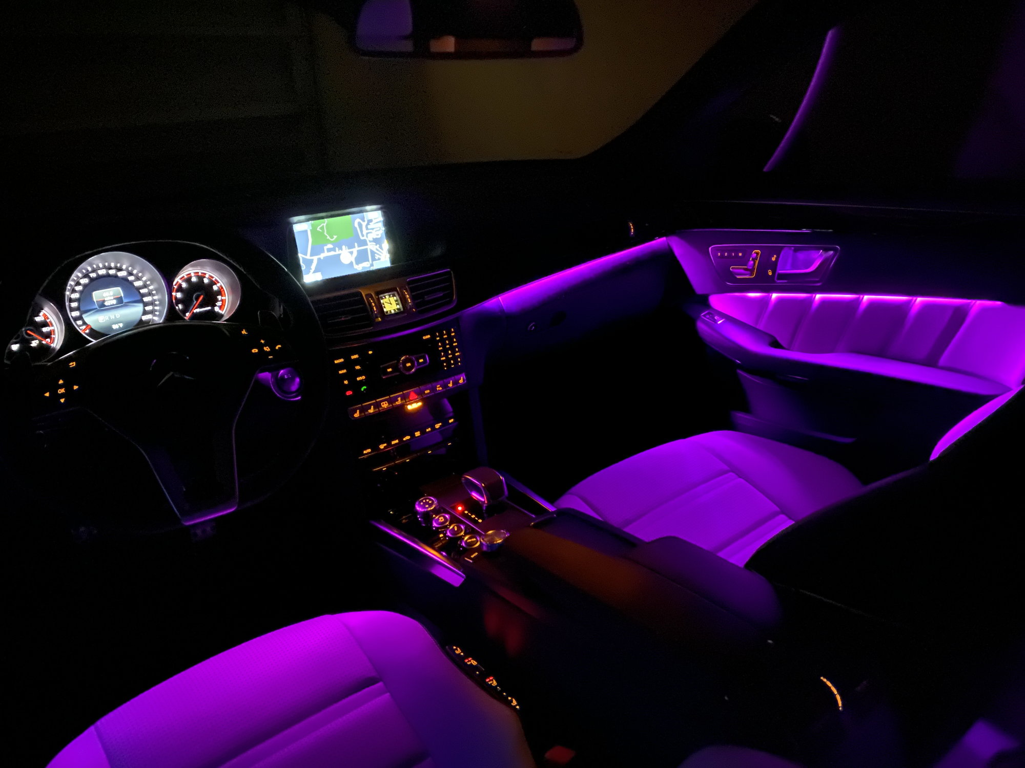DMP Car Design 64 color interior ambient light kit installed! -   Forums