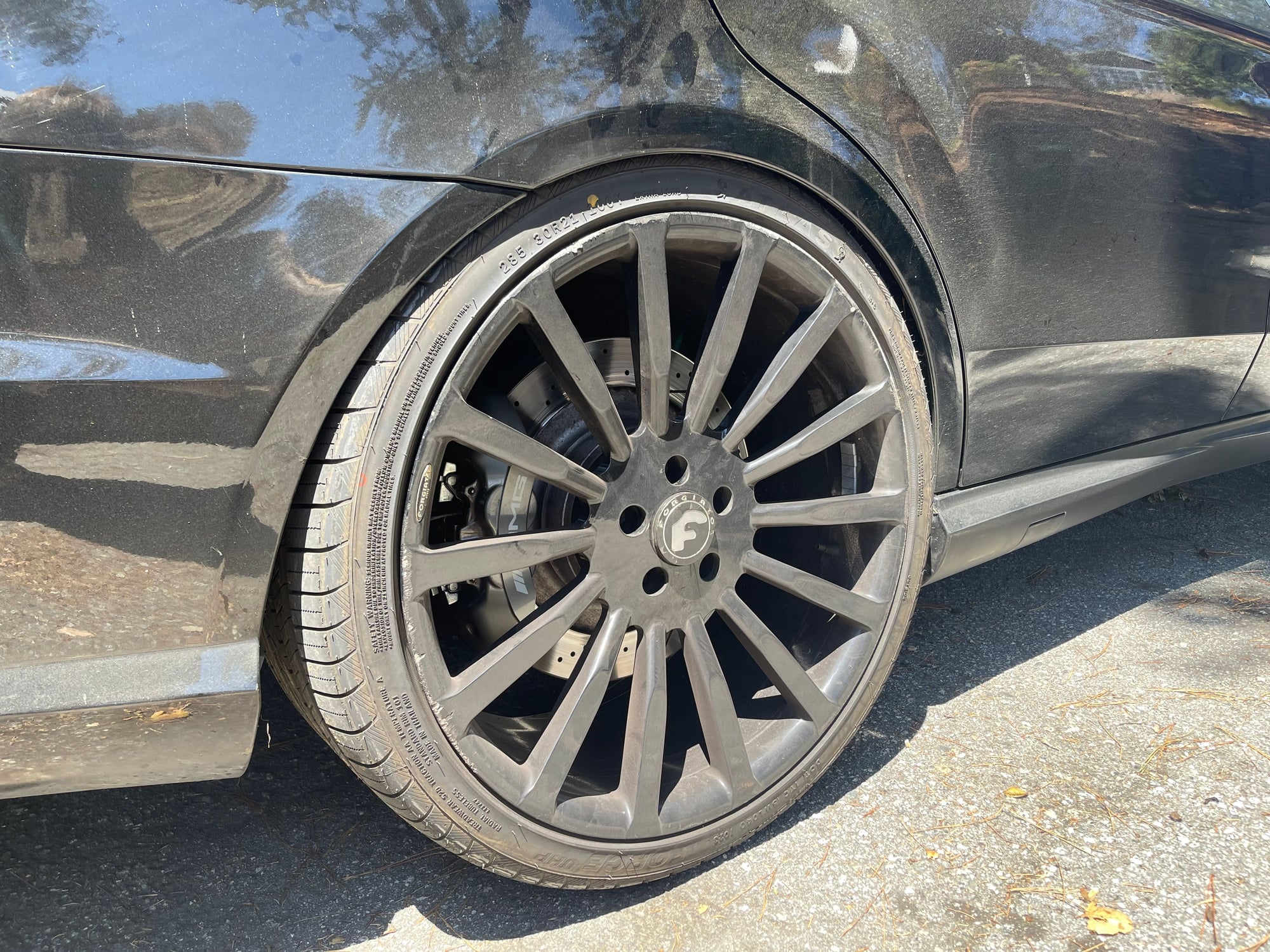 Wheels and Tires/Axles - Forgiato Wheel and Tires; 21 Inch, 5x112 Pattern Mercedes - Used - 1993 to 2023 Mercedes-Benz E-Class - 1993 to 2023 Mercedes-Benz C-Class - 2004 to 2014 Mercedes-Benz CLS-Class - Carmel Valley, CA 93924, United States