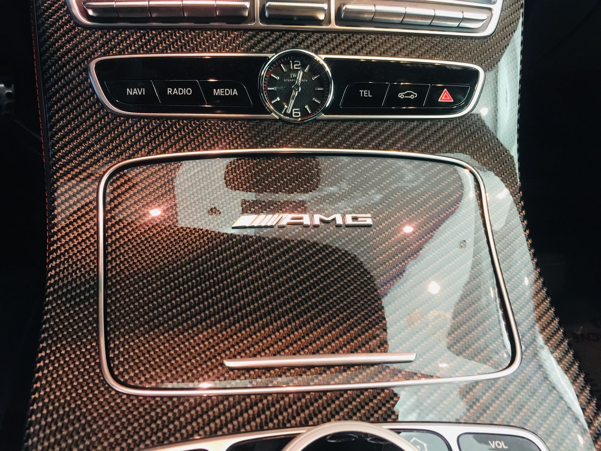 Interior/Upholstery - W213 Carbon Fiber Center Console - New - 2018 to 2019 Mercedes-Benz E63 AMG S - Chino, CA 91710, United States