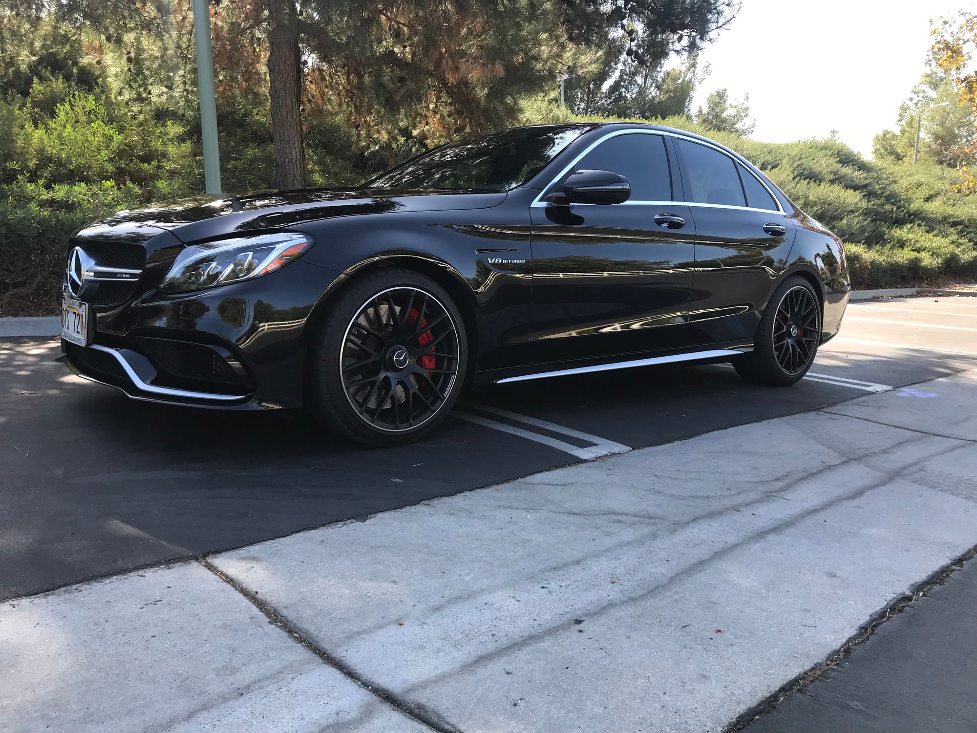 2016 Mercedes-Benz C63 AMG S - AMG C63S - Used - VIN 55SWF8HB2GU114704 - 25,000 Miles - 8 cyl - 2WD - Automatic - Sedan - Black - Southern California, CA 91765, United States