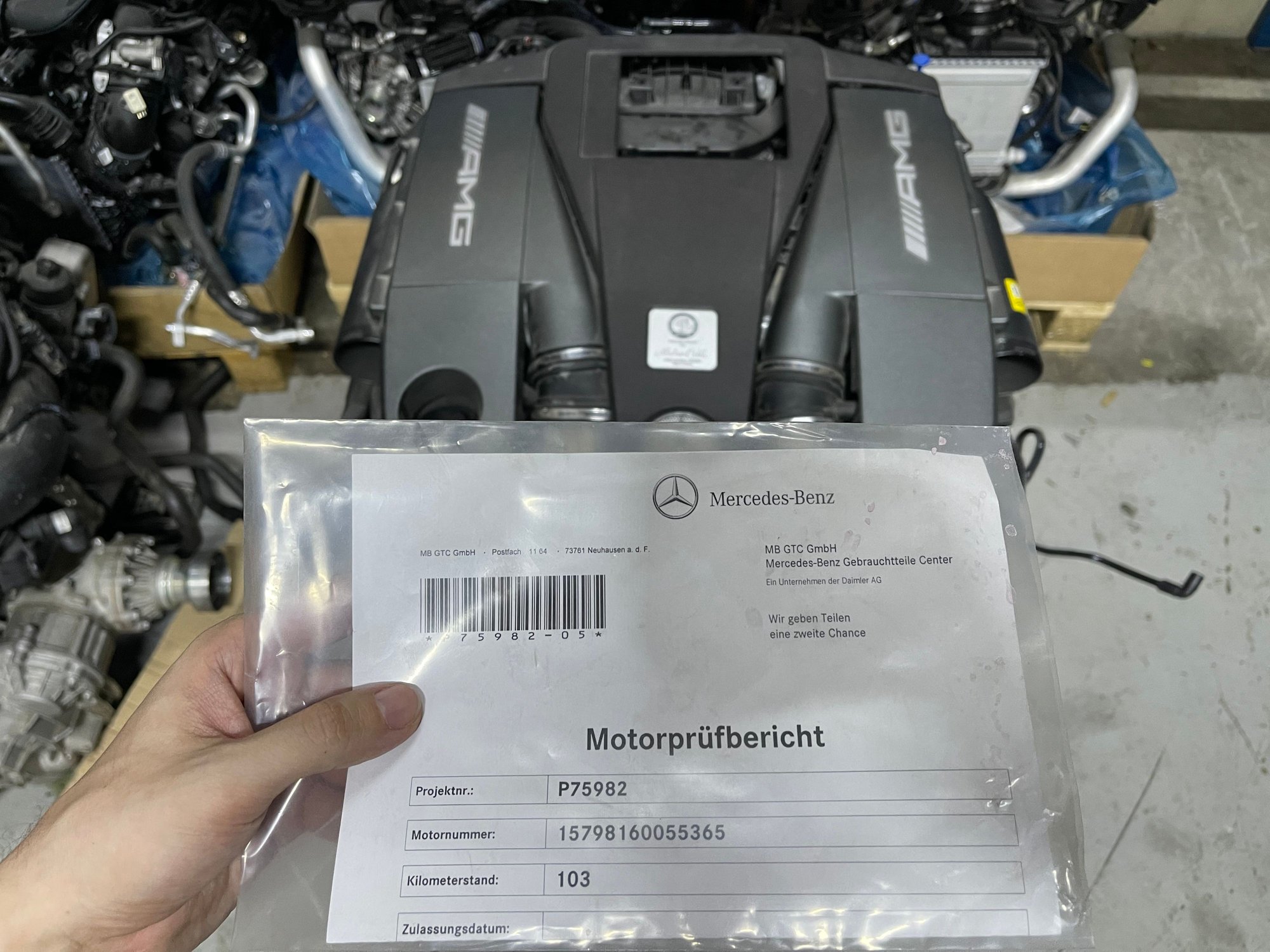 Engine - Complete - AMG 5.5l V8 BiTurbo M157 Engine - Used - 0  All Models - Dubai, United Arab Emirates