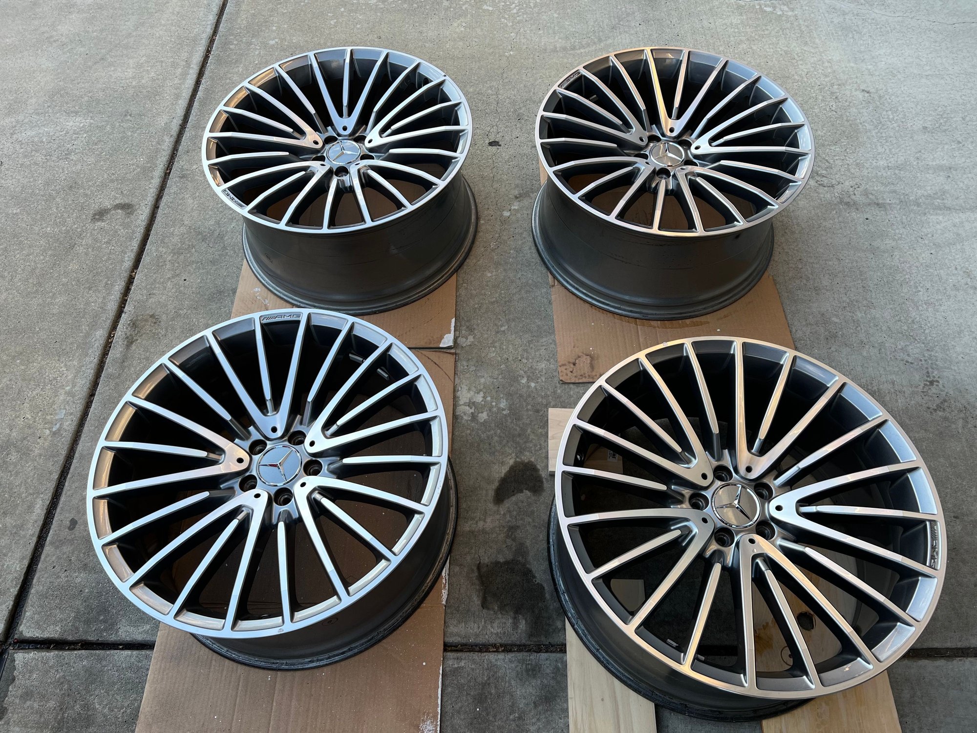 Wheels and Tires/Axles - OEM GLC63 AMG 21” Wheels - Used - 2018 to 2022 Mercedes-Benz GLC63 AMG - San Jose, CA 95123, United States