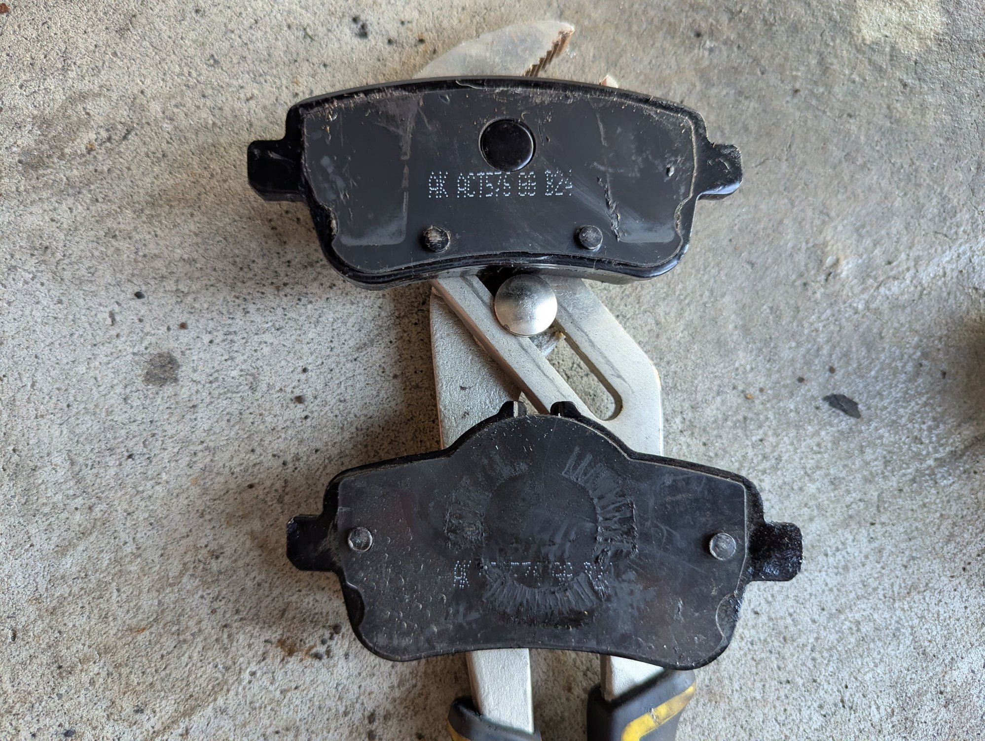 Other side of pads