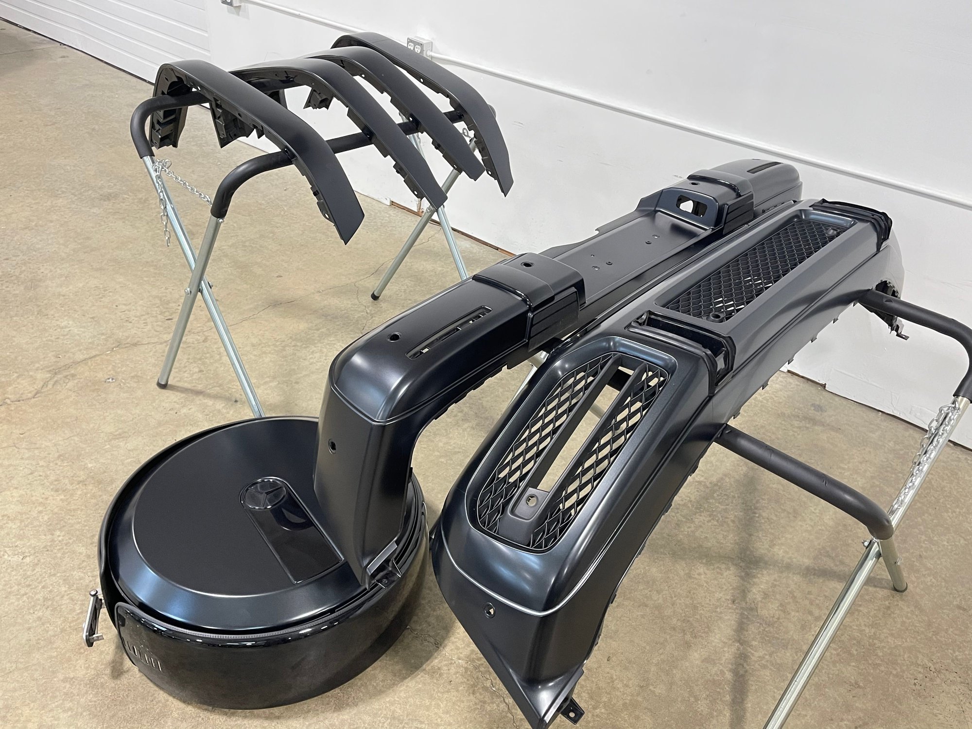 2019 G63 Bumpers/Fender Flares/ Back Wheel Cover/ Front Bar MBWorld