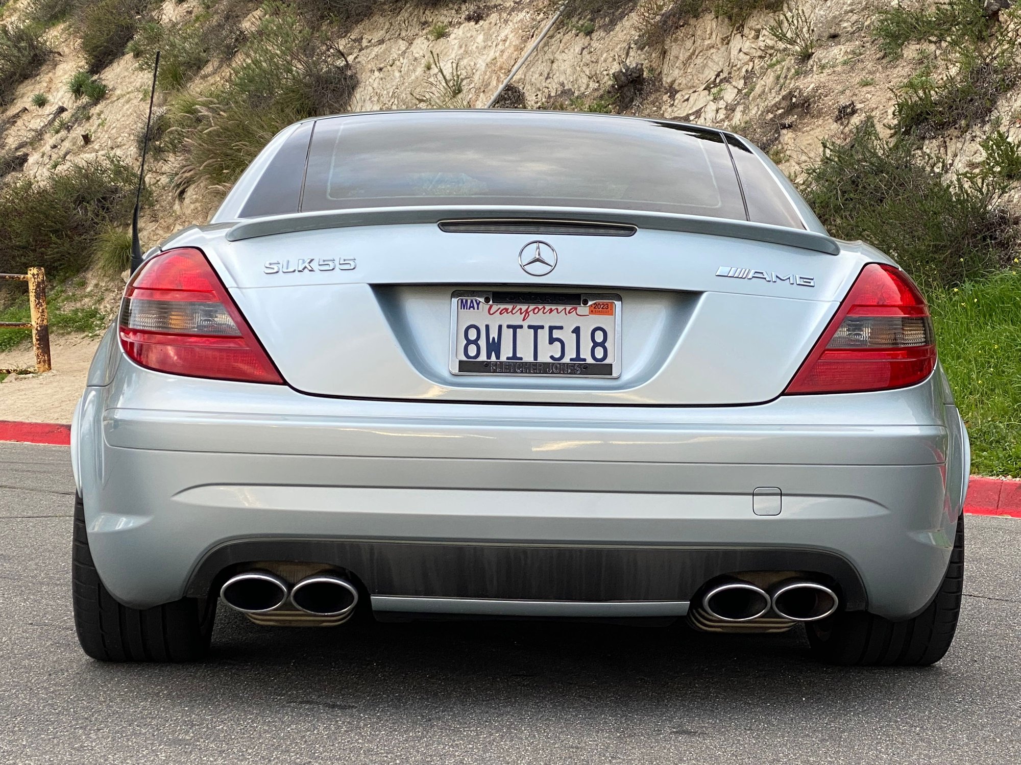 2005 Mercedes-Benz SLK55 AMG - SoCal - 2005 Mercedes Benz SLK55 AMG - 51k Miles - Mint - Used - VIN WDBWK73F75F054413 - 51,500 Miles - 8 cyl - 2WD - Automatic - Convertible - Silver - Glendale, CA 91208, United States
