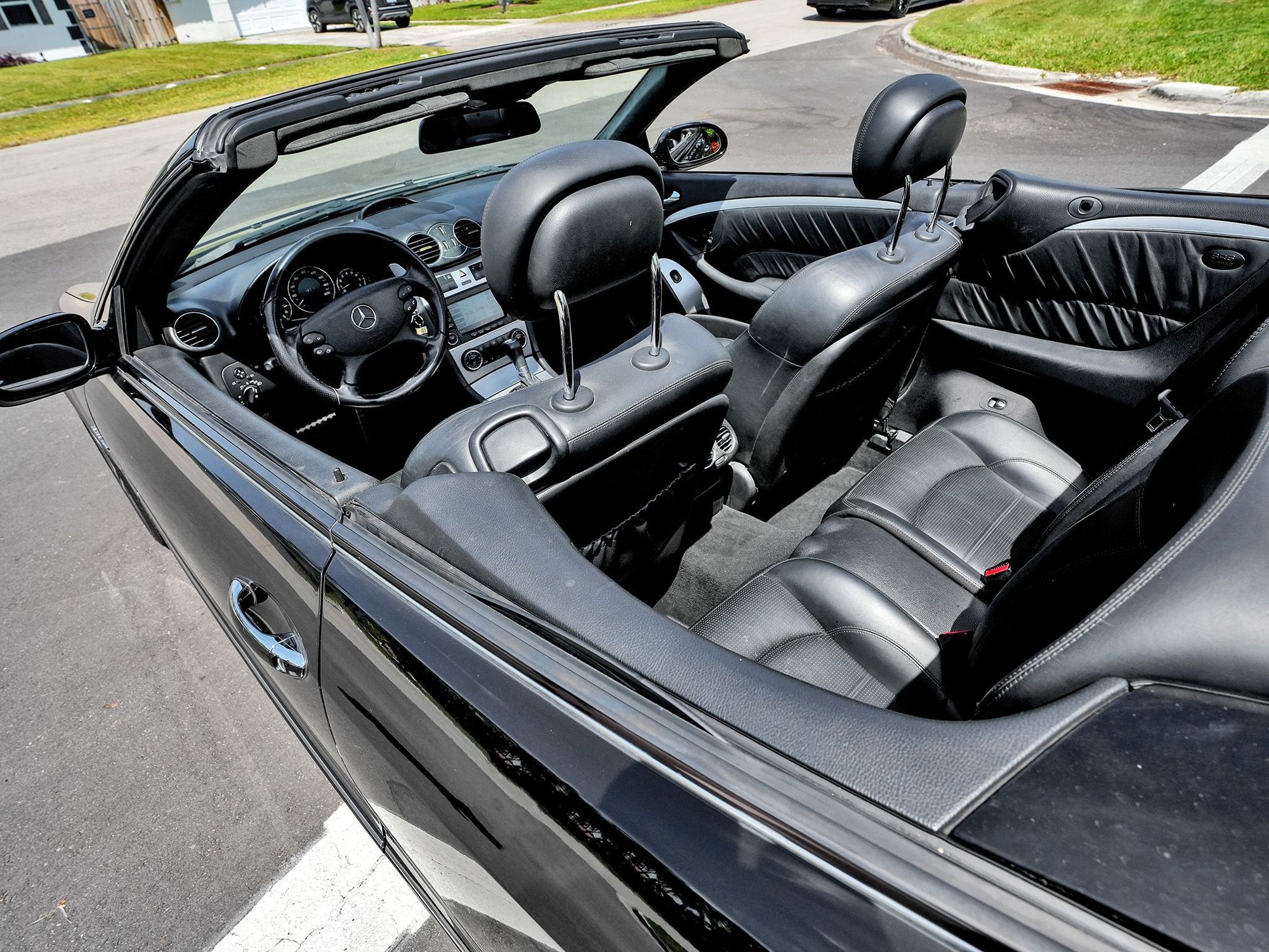 2007 Mercedes-Benz CLK63 AMG - Very Rare Triple Black CLK63 AMG - Used - VIN WDBTK77G37T075432 - 52,000 Miles - 8 cyl - 2WD - Automatic - Convertible - Black - Hollywood, FL 33020, United States