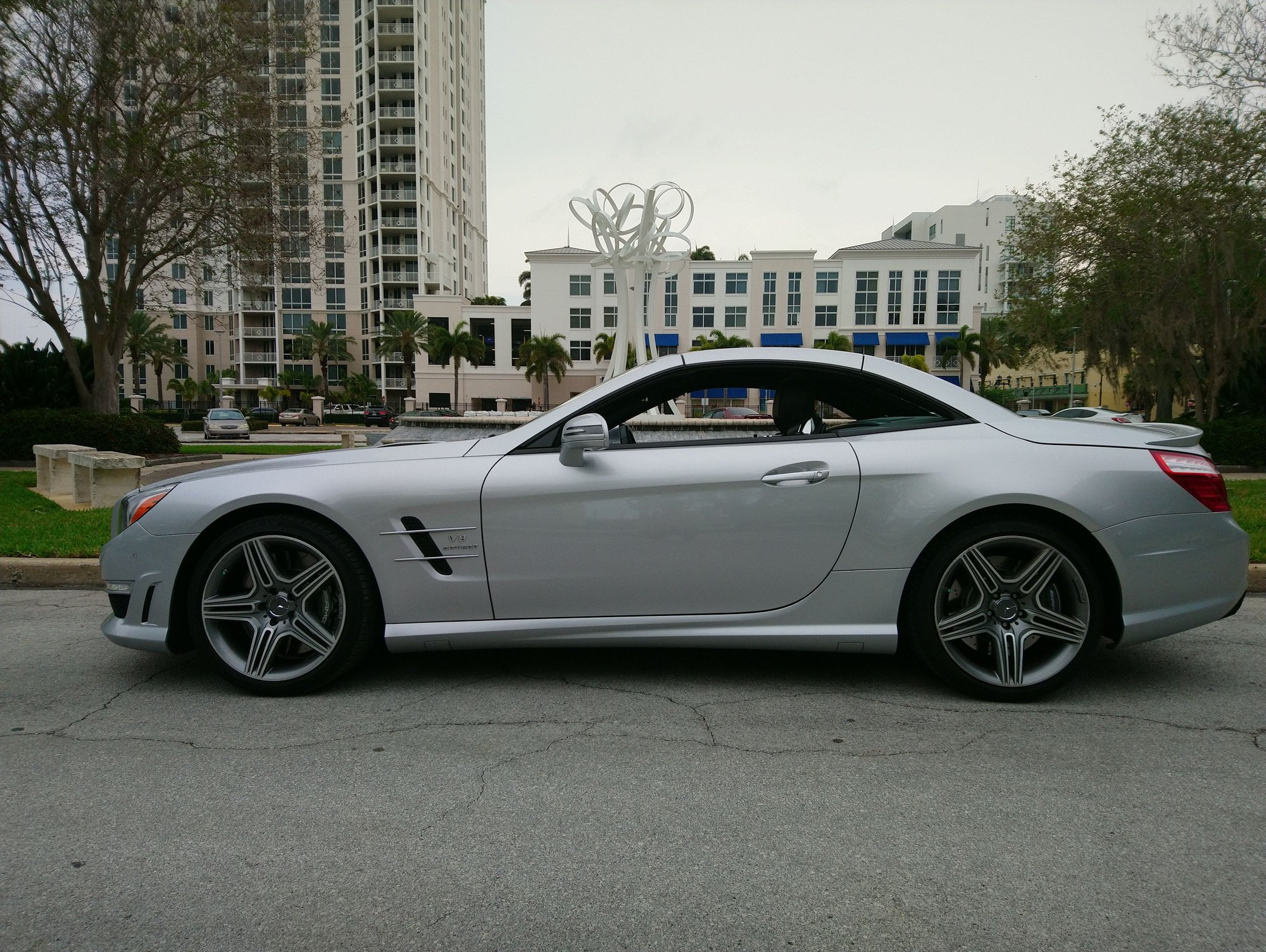 2013 Mercedes-Benz SL63 AMG - 2013 SL63 NEAR MINT, TURN KEY, with $27k in recent service done. No mysteries here... - Used - VIN WDDJK7EA5DF004577 - 44,550 Miles - 8 cyl - 2WD - Automatic - Convertible - Silver - Jacksonville, FL 32204, United States
