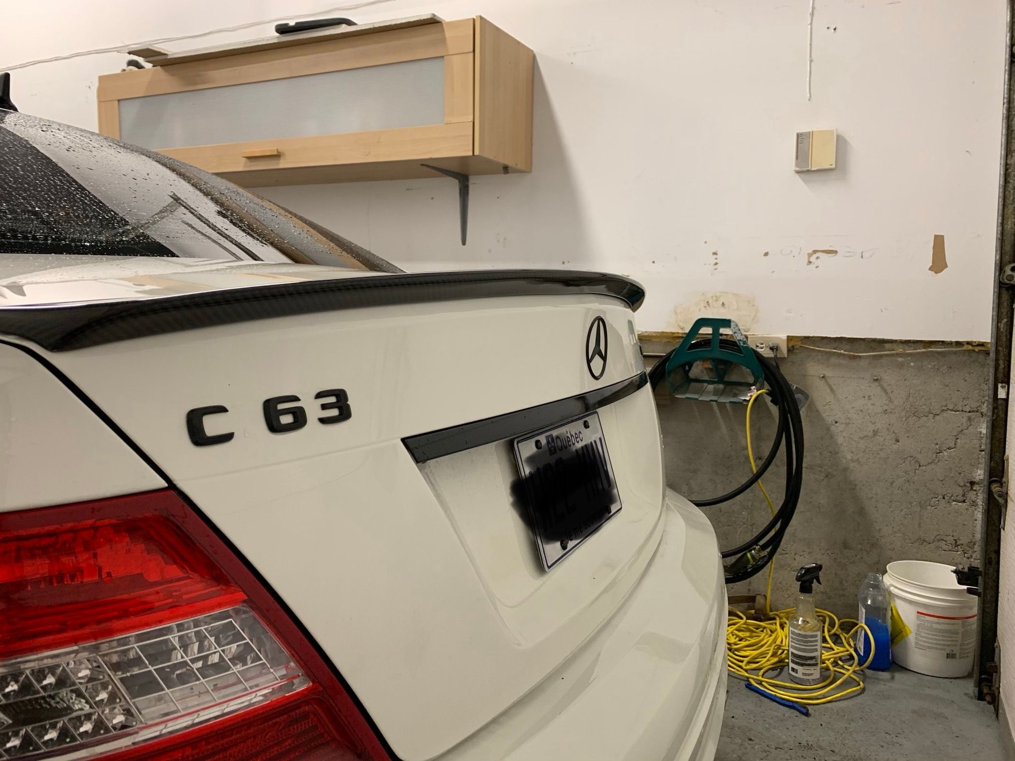 Exterior Body Parts - W204 4 doors fiber carbon spoiler/lip - New - 2008 to 2014 Mercedes-Benz C63 AMG - 2008 to 2014 Mercedes-Benz C350 - 2008 to 2014 Mercedes-Benz C300 - Varennes, QC J3X, Canada