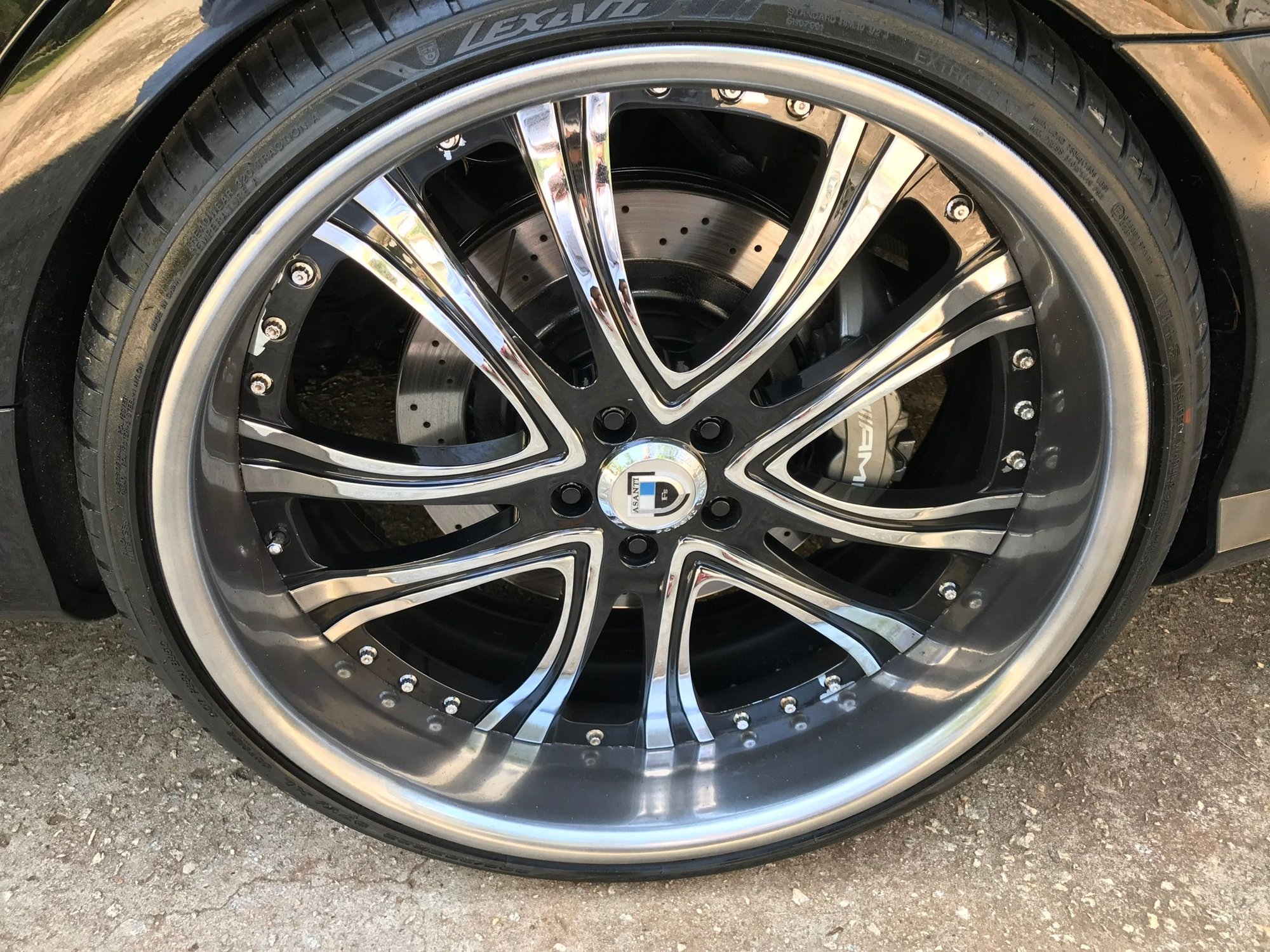 Wheels and Tires/Axles - Asanti rim and tires for CLS,S,Cl class Mercedes - Used - Atlanta, GA 30135, United States