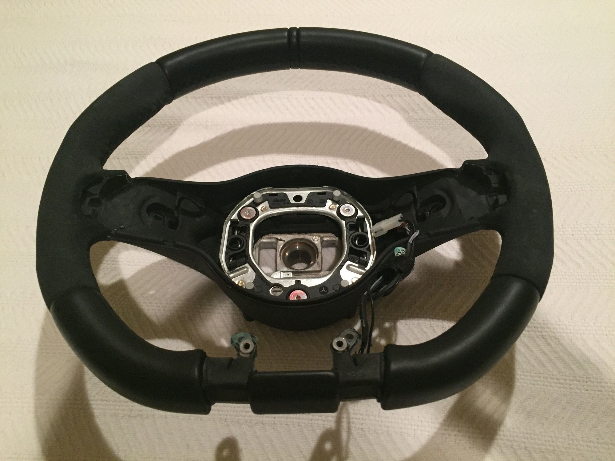 Interior/Upholstery - 2018 Mercedes S63 Steering wheel AMG Black Nappa Leather/DINAMICA - $900 (Gaith, MD) - Used - 2018 Mercedes-Benz S63 AMG - Gaithersburg, MD 20878, United States