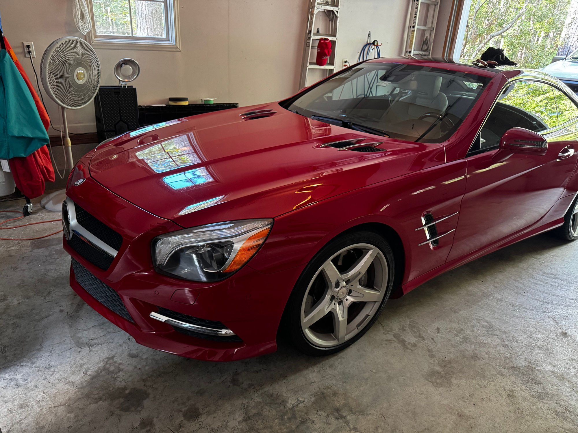 2015 Mercedes-Benz SL400 - Beautiful & fun to drive - Great condition - Used - VIN WDDJK6FA0FF031200 - 38,000 Miles - 6 cyl - 2WD - Automatic - Convertible - Red - Washington, NC 27889, United States