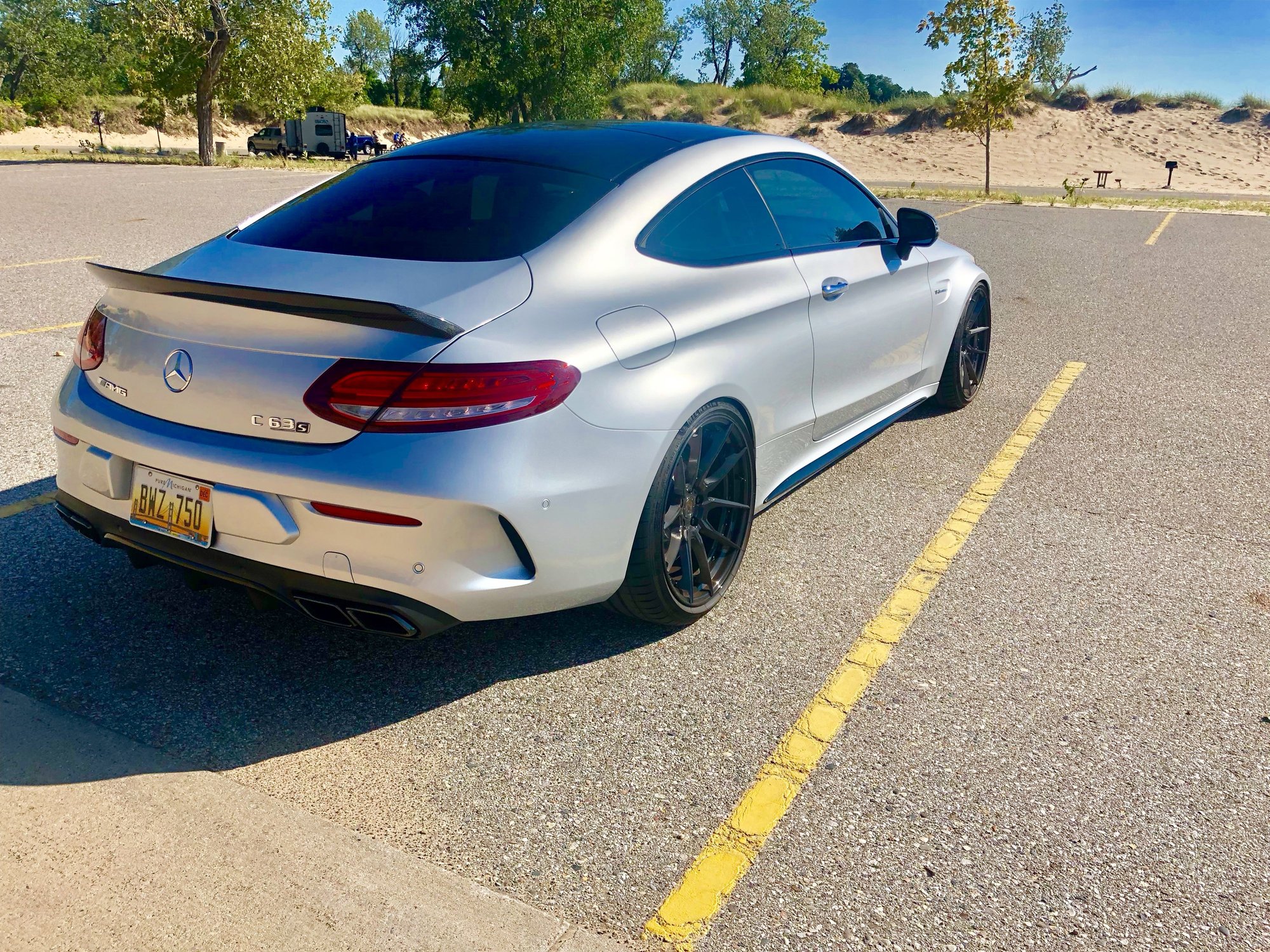 2017 Mercedes-Benz C63 AMG S - 2017 AMG C63S Coupe - Low Miles/Dinan/BC Forged/BMS - Used - VIN WDDWJ8HB8HF506069 - 11,300 Miles - 8 cyl - 2WD - Automatic - Coupe - Silver - Holland, MI 49424, United States
