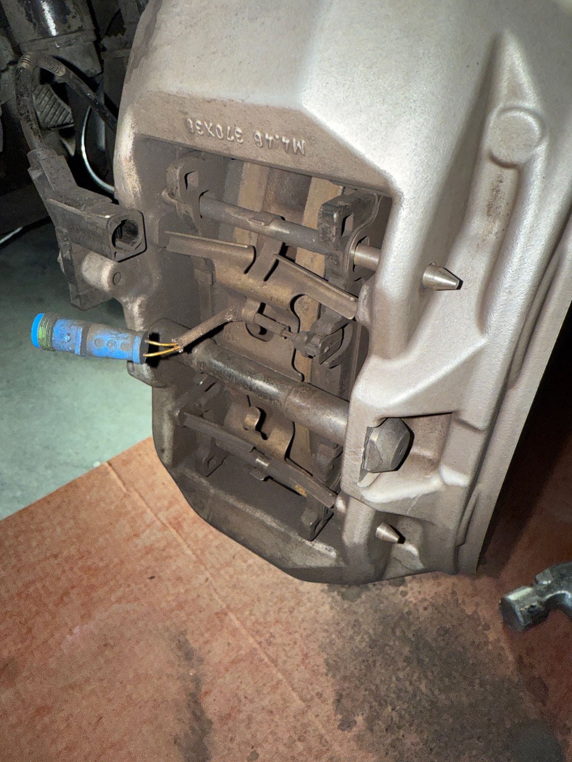 Caliper and pins