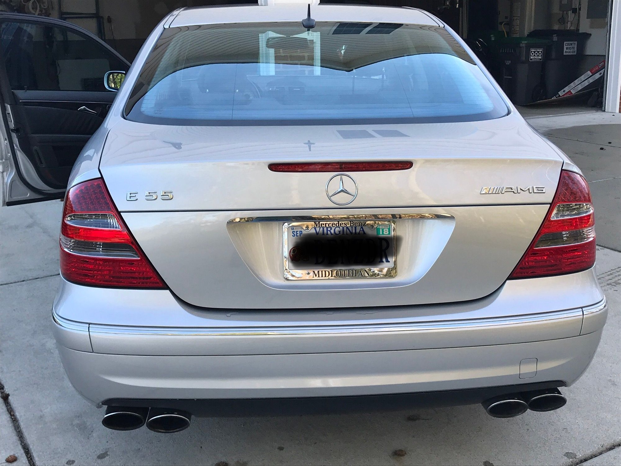 2004 Mercedes-Benz E55 AMG - For Sale: 2004 E55 AMG Silver/Black 94,656 miles - Used - VIN WDBUF76J04A395644 - 94,656 Miles - 8 cyl - 2WD - Automatic - Sedan - Silver - Chesterfield, VA 23838, United States