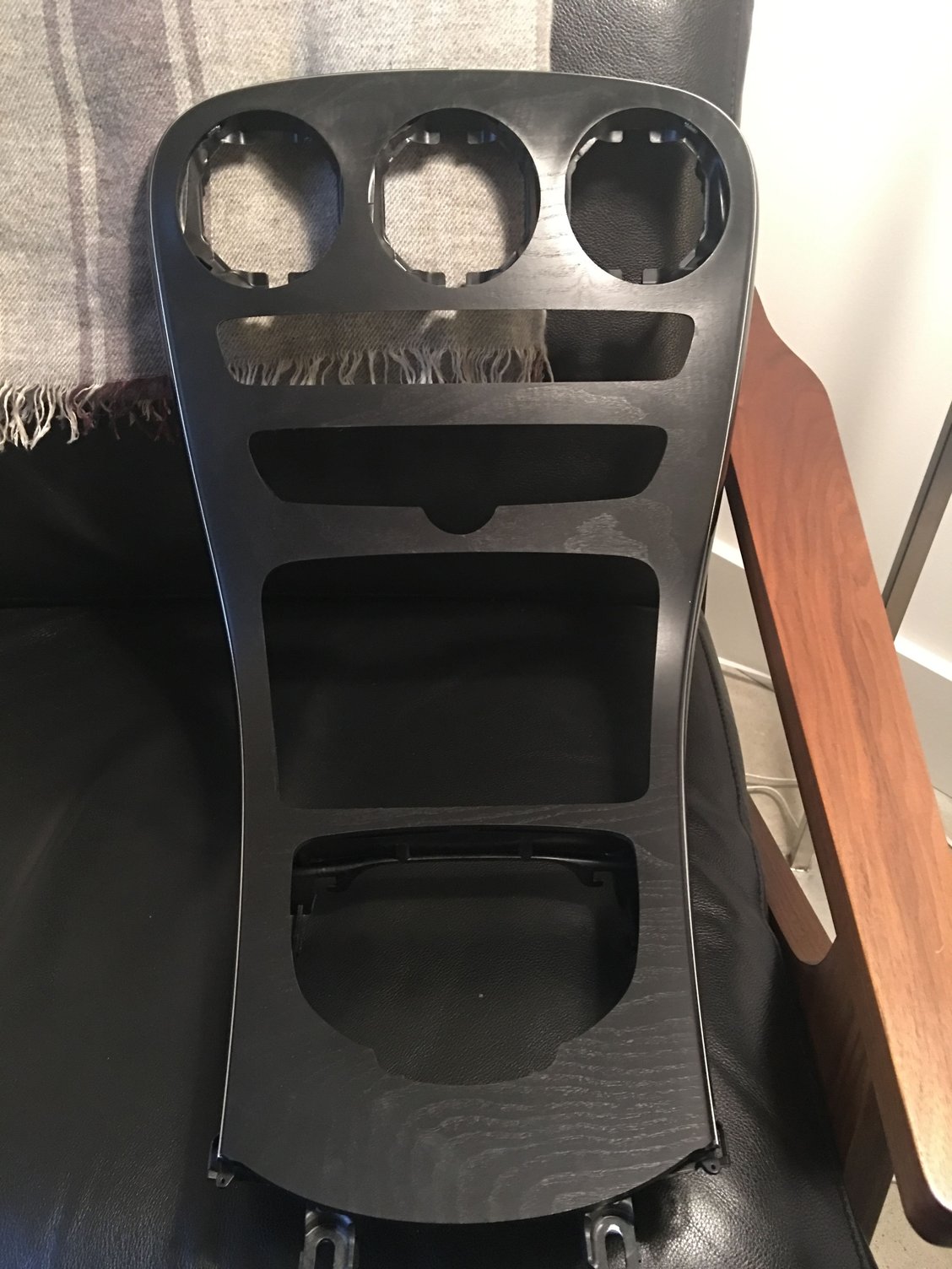 Interior/Upholstery - W205 C63 S Natural Grain Black Ash Wood Center Console Trim - New - 2017 to 2018 Mercedes-Benz C63 AMG S - Atlanta, GA 30308, United States
