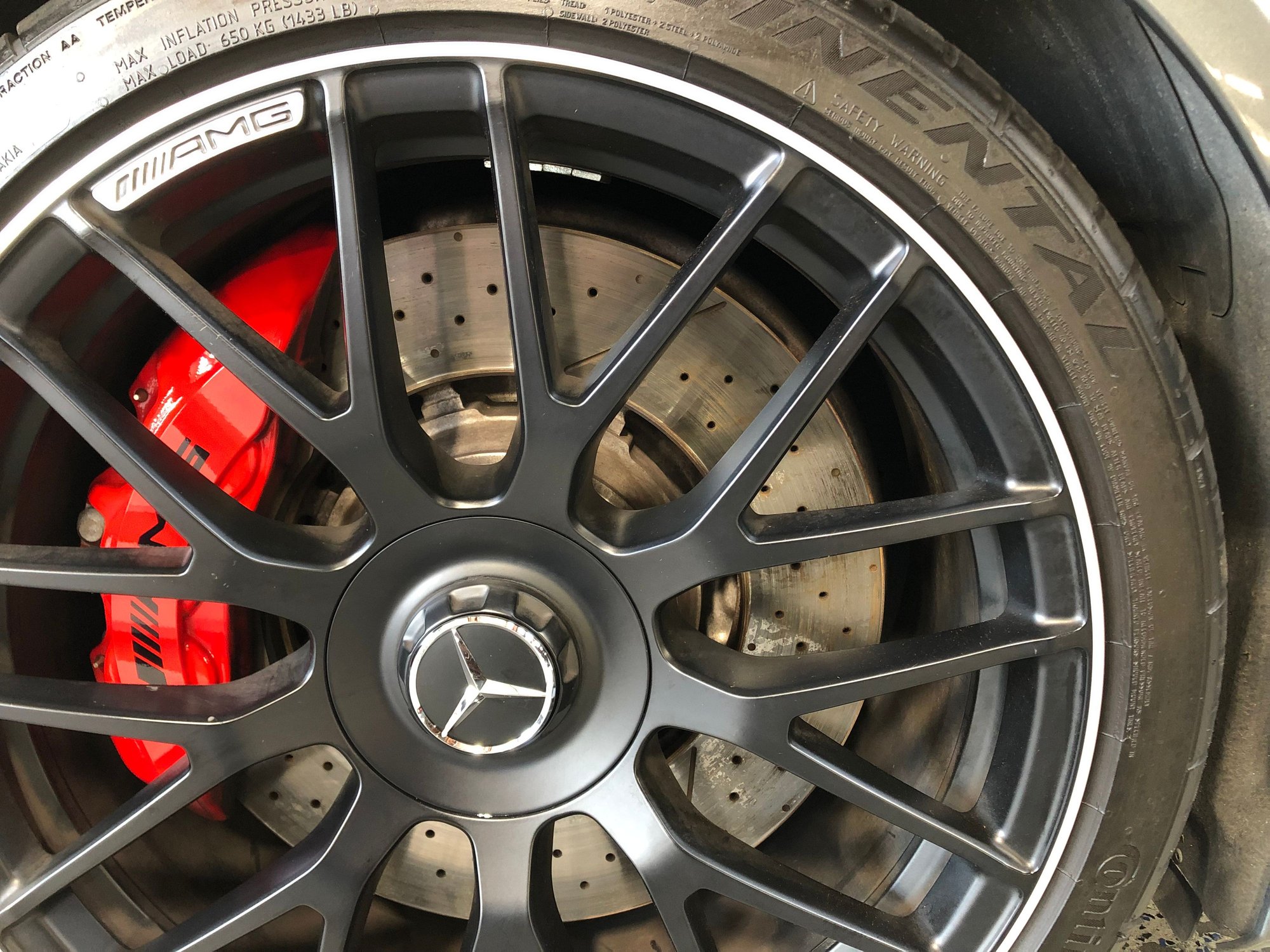 Wheels and Tires/Axles - Trade your 19" silver cross spoke wheels for my matte black ones! 2018 Sedan - Used - 2015 to 2021 Mercedes-Benz C63 AMG S - Los Angeles, CA 91204, United States