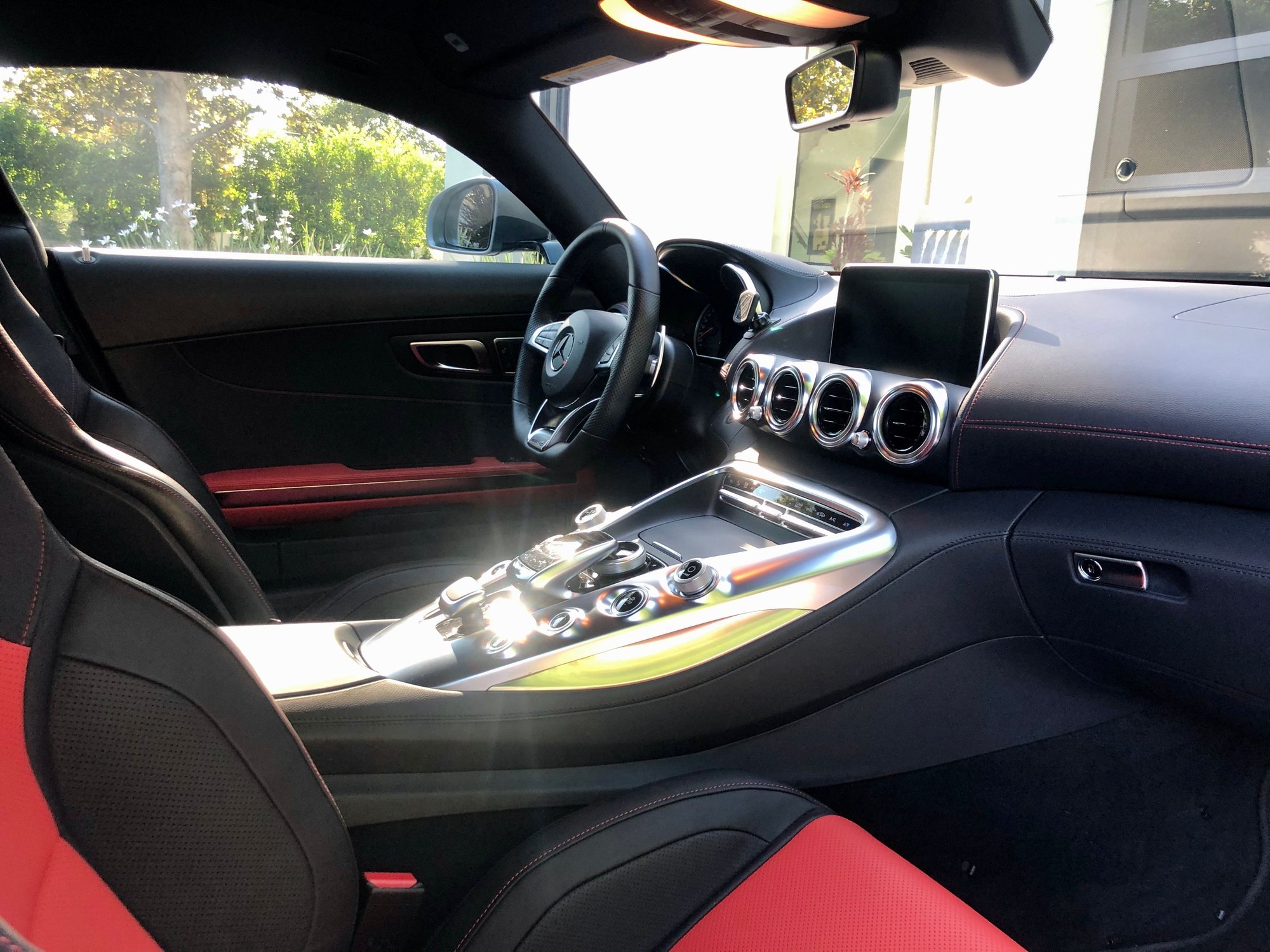2018 Mercedes-Benz AMG GT - 2018 AMG GT Matte Gray w/ Red Pepper/Black Interior - Used - VIN WDDYJ7HA9JA014664 - 4,896 Miles - 8 cyl - 2WD - Automatic - Coupe - Gray - Studio City, CA 91604, United States