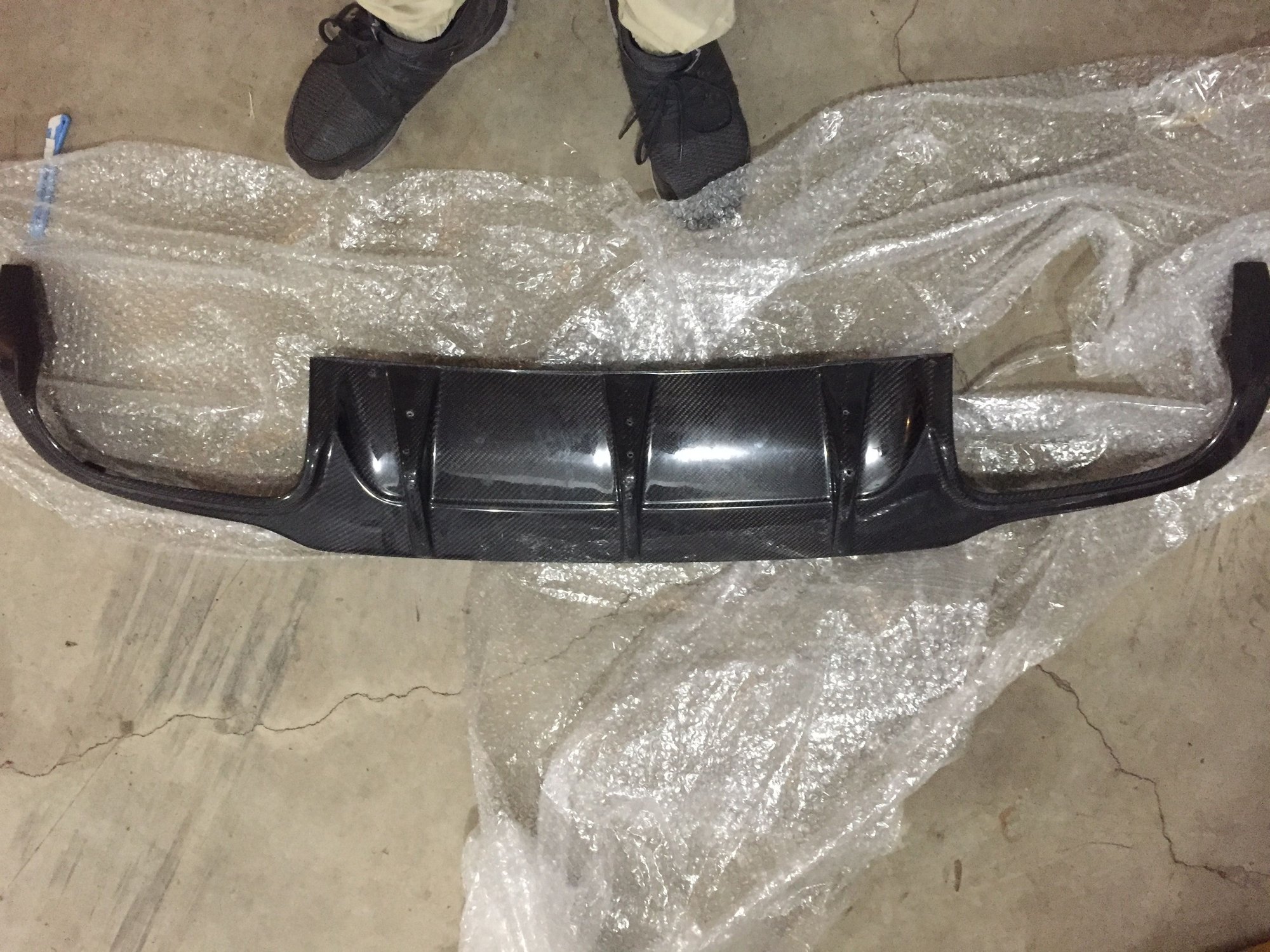 Exterior Body Parts - 2012-2014 c63 amg rear CF big fins diffuser - New - 2012 to 2014 Mercedes-Benz C63 AMG - Catonsville, MD 21228, United States