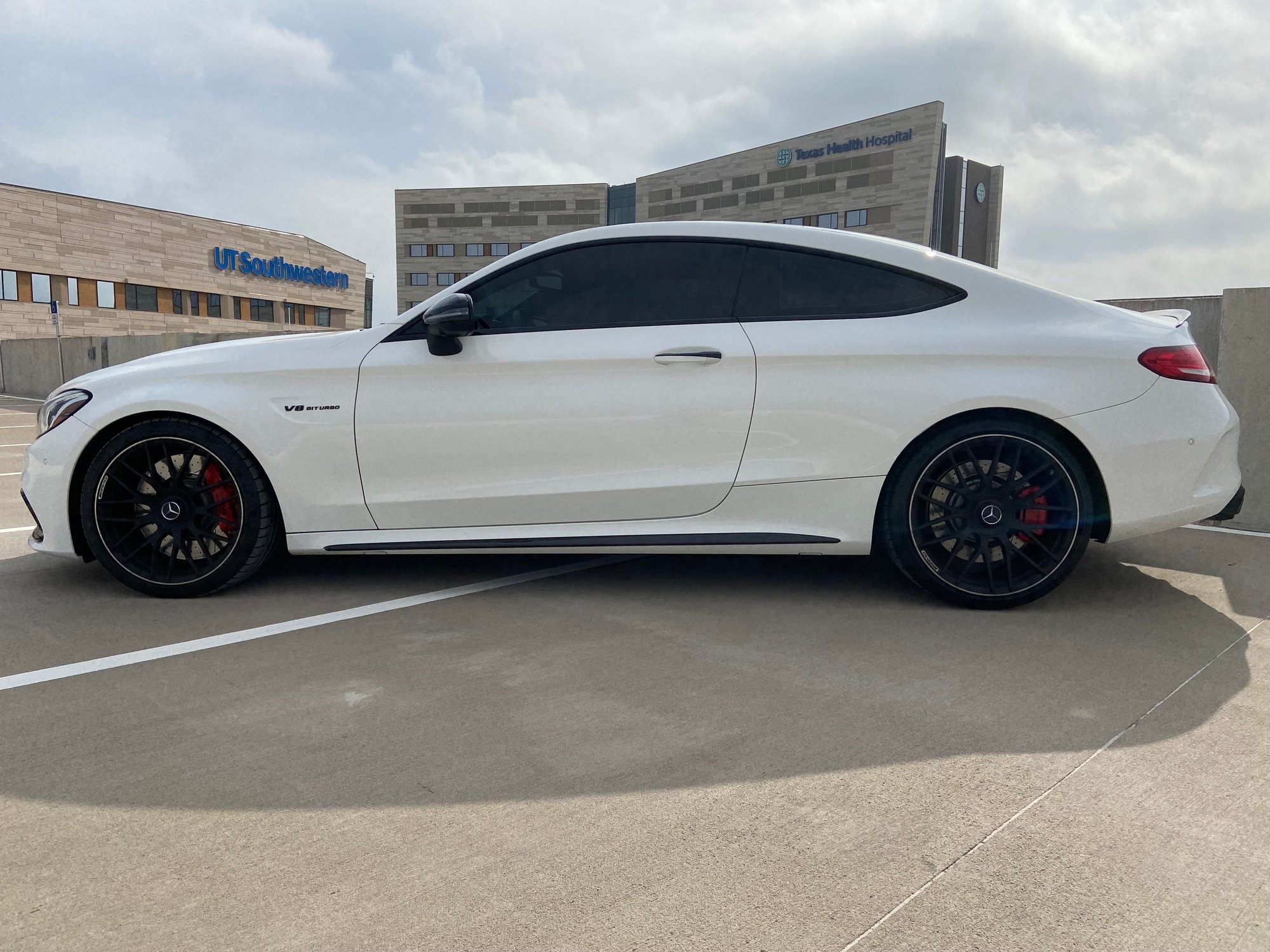 2018 Mercedes-Benz C63 AMG S - CPO 2018 C63S Coupe - Used - VIN WDDWJ8HB1JF604415 - 25,480 Miles - 8 cyl - 2WD - Automatic - Coupe - White - Frisco, TX 75033, United States