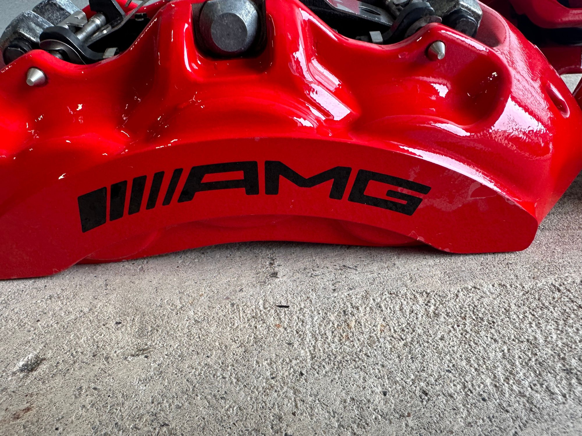 Brakes - Mercedes AMG GTR GT GTC C63 GLC63 E63 GT63 Brake Calipers Red Front & Rear - Used - 2015 to 2022 Mercedes-Benz All Models - Dallas, TX 75088, United States