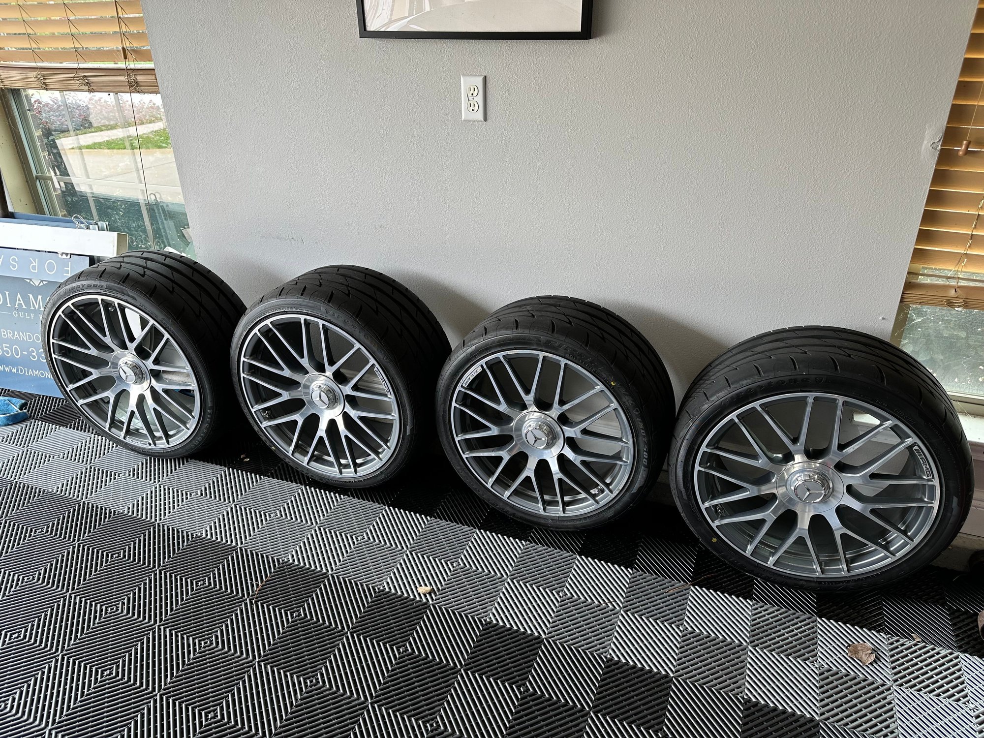 Wheels and Tires/Axles - AMG GTS Cross spoke wheels and new tires - Used - 0  All Models - Santa Rosa Beach, FL 32459, United States